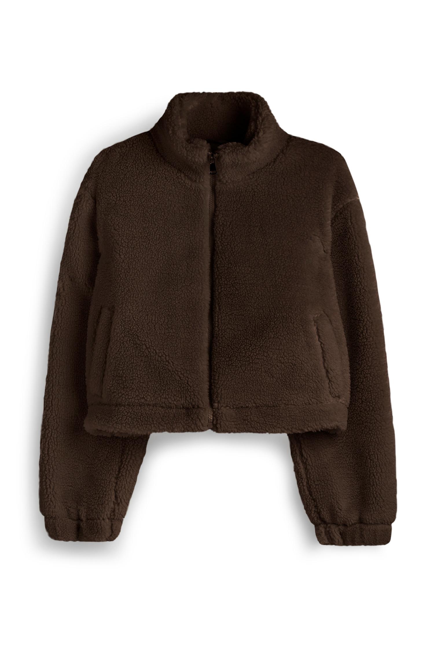 Bruin kort jasje van lammy