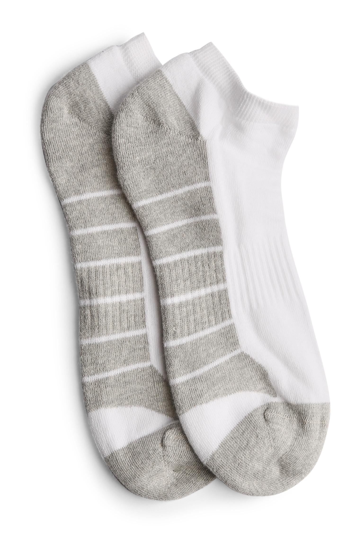 Weiße Sneakersocken, 5er-Pack