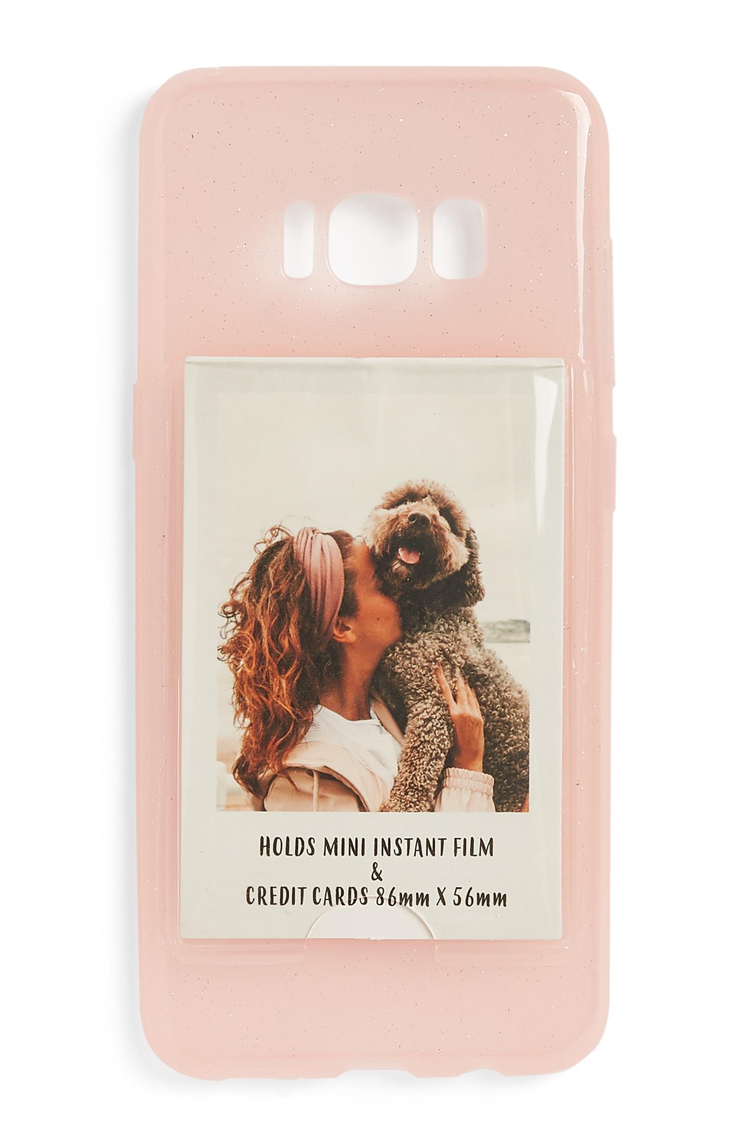 Cover rosa chiaro per Samsung S8 con foto