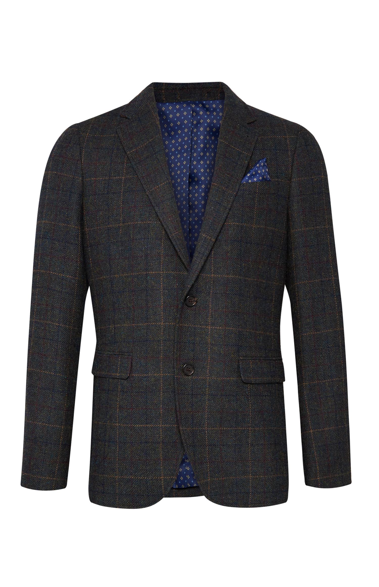 Grün karierter Heritage-Blazer
