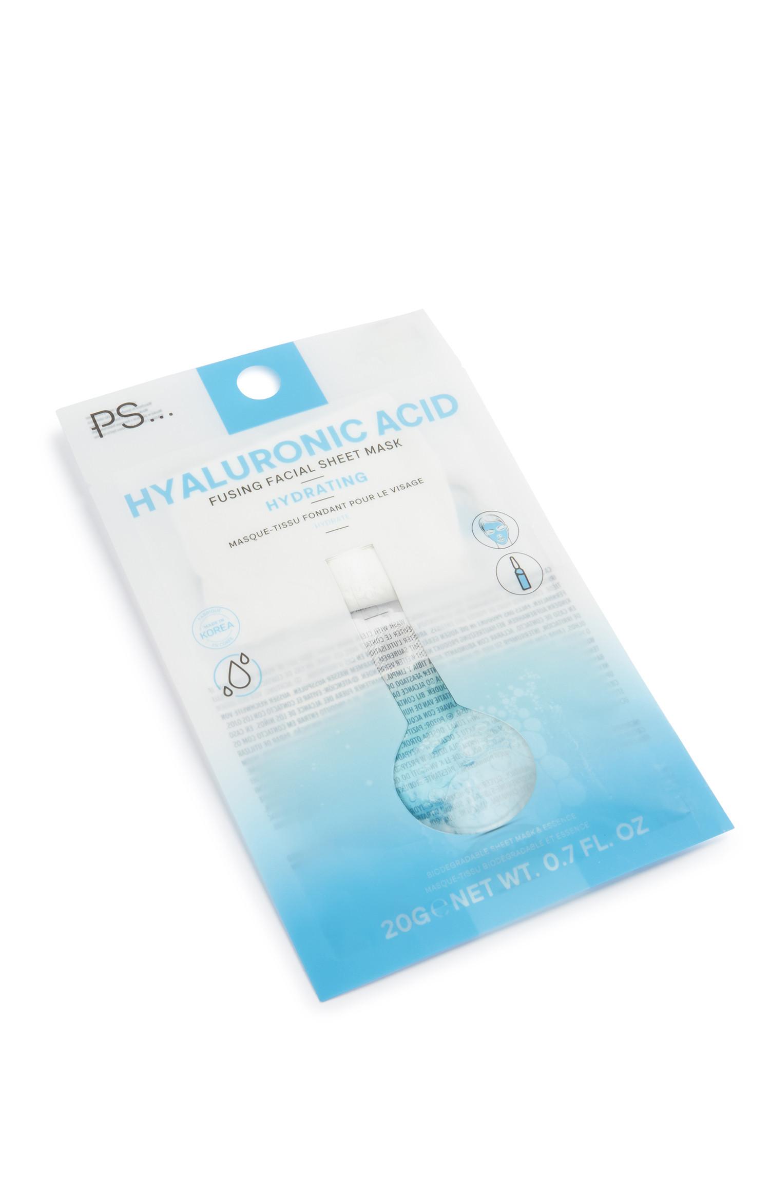 Maschera in tessuto all'acido ialuronico