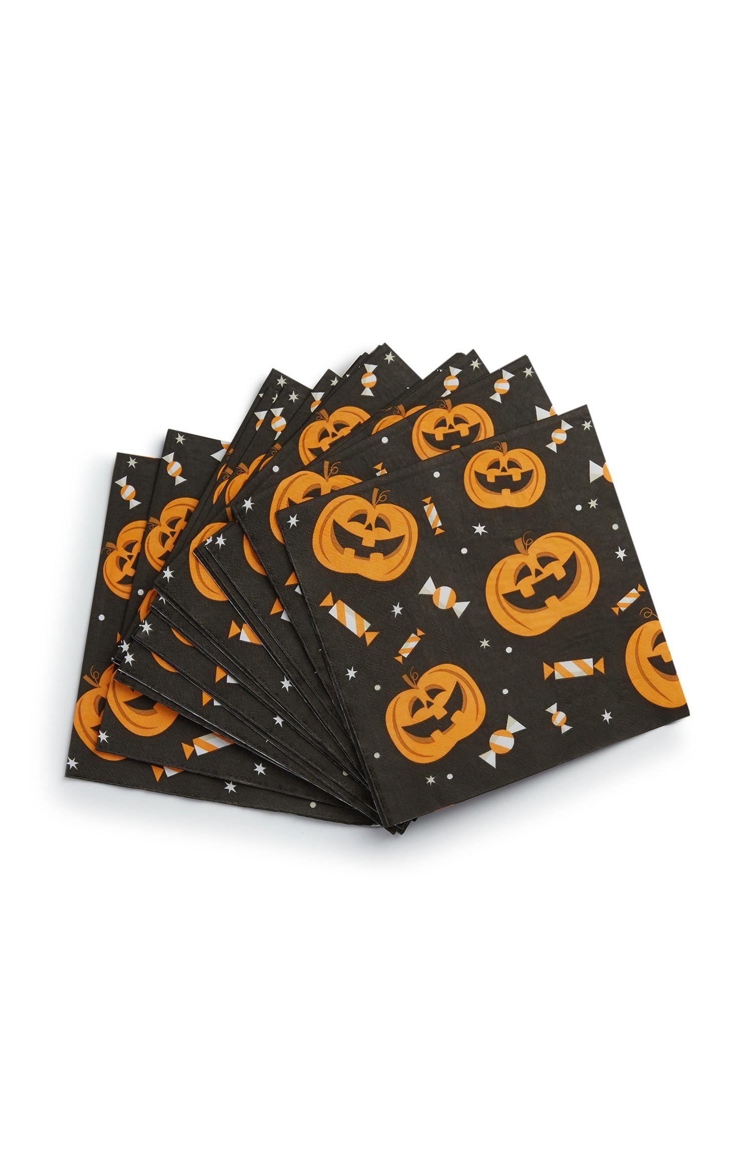 Tovaglioli neri Halloween