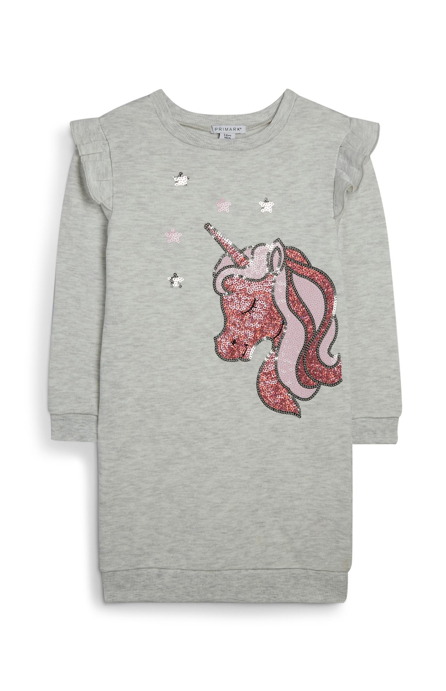 Kleid mit Einhorn (kleine Mädchen)