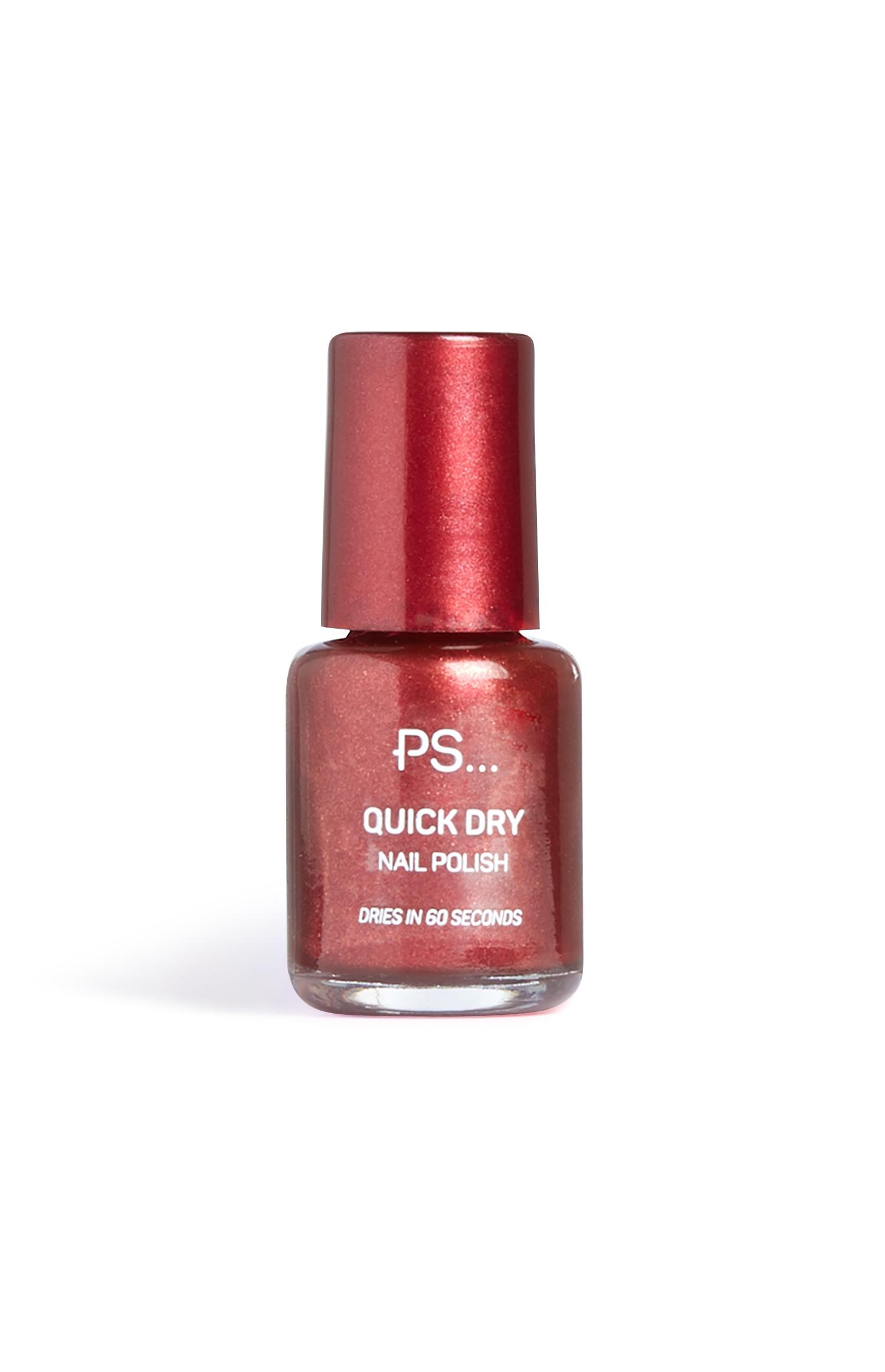 Smalto per unghie ad asciugatura rapida rosso