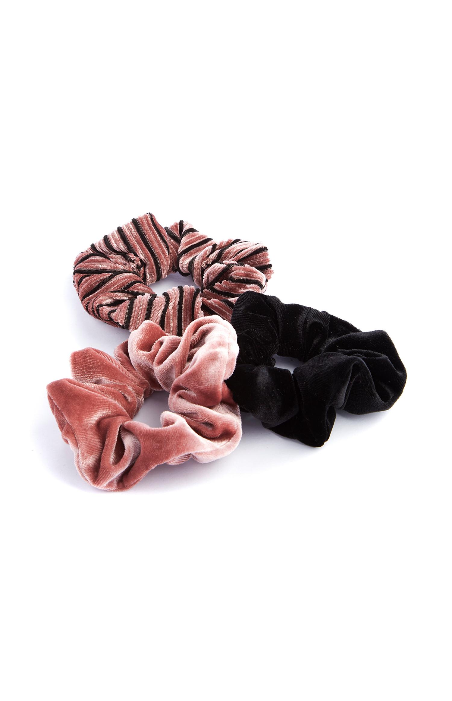 Fluwelen haarwikkel, 3 stuks