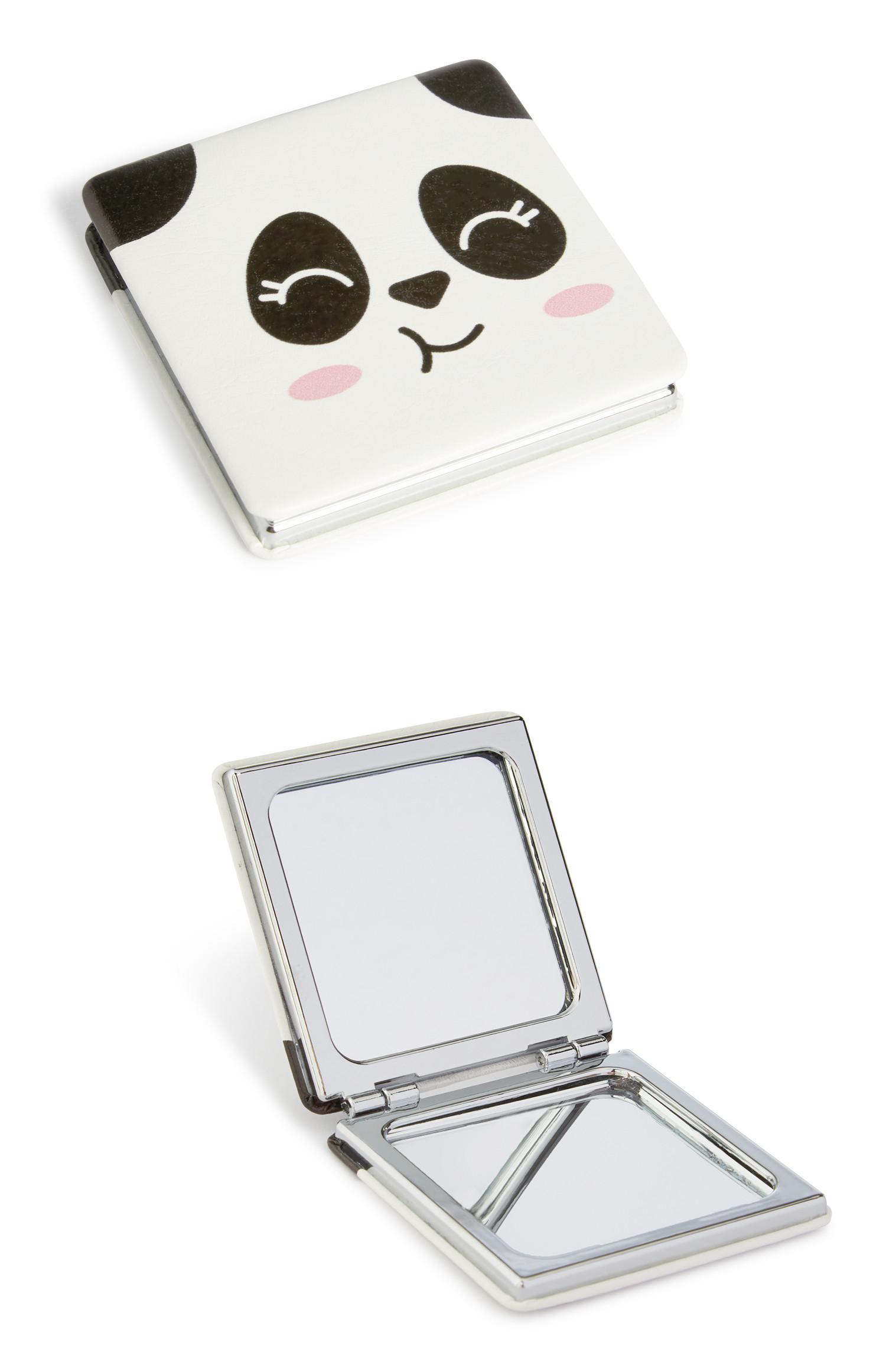 Specchietto compatto con panda