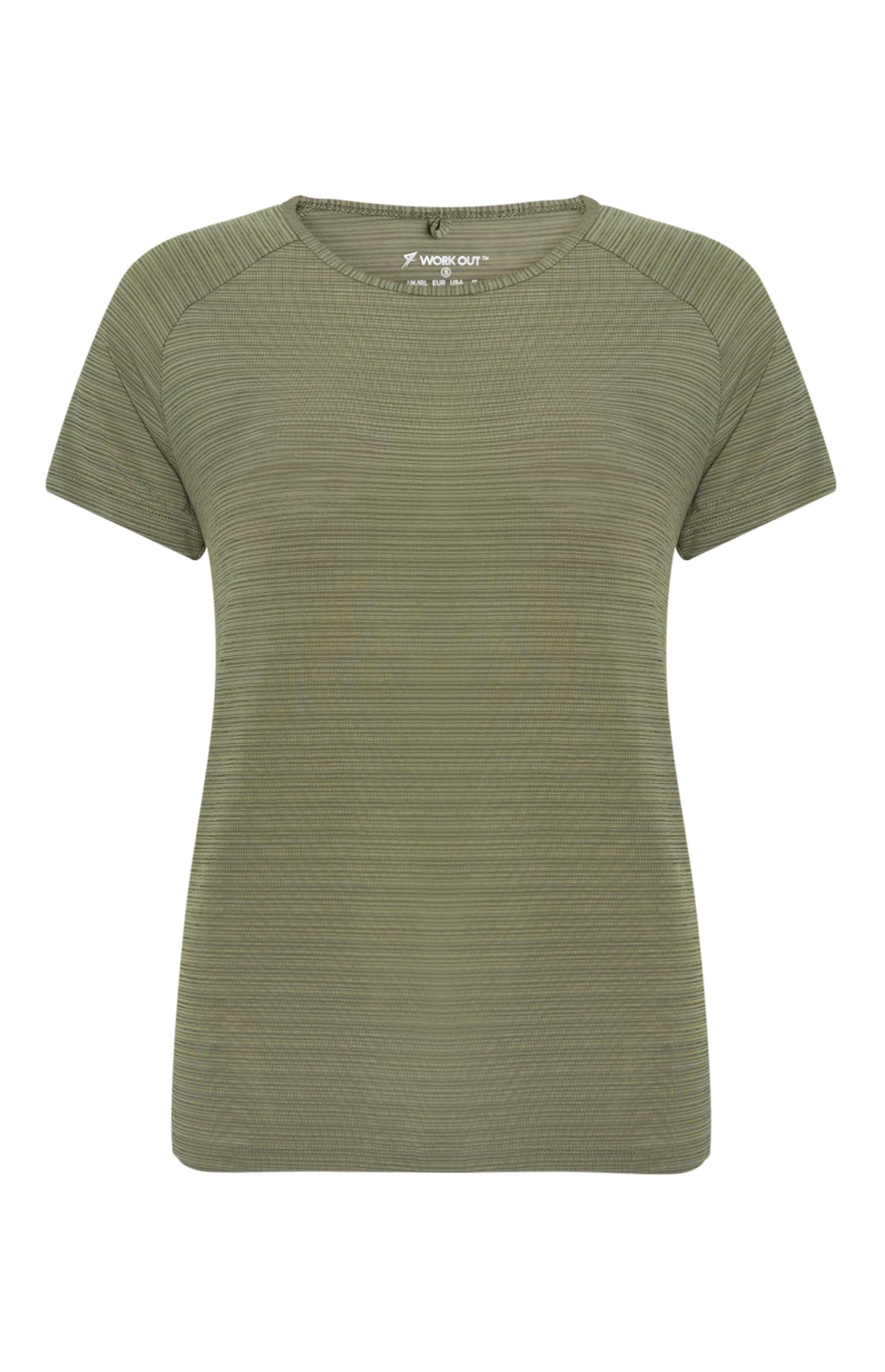 Grünes Sport-T-Shirt