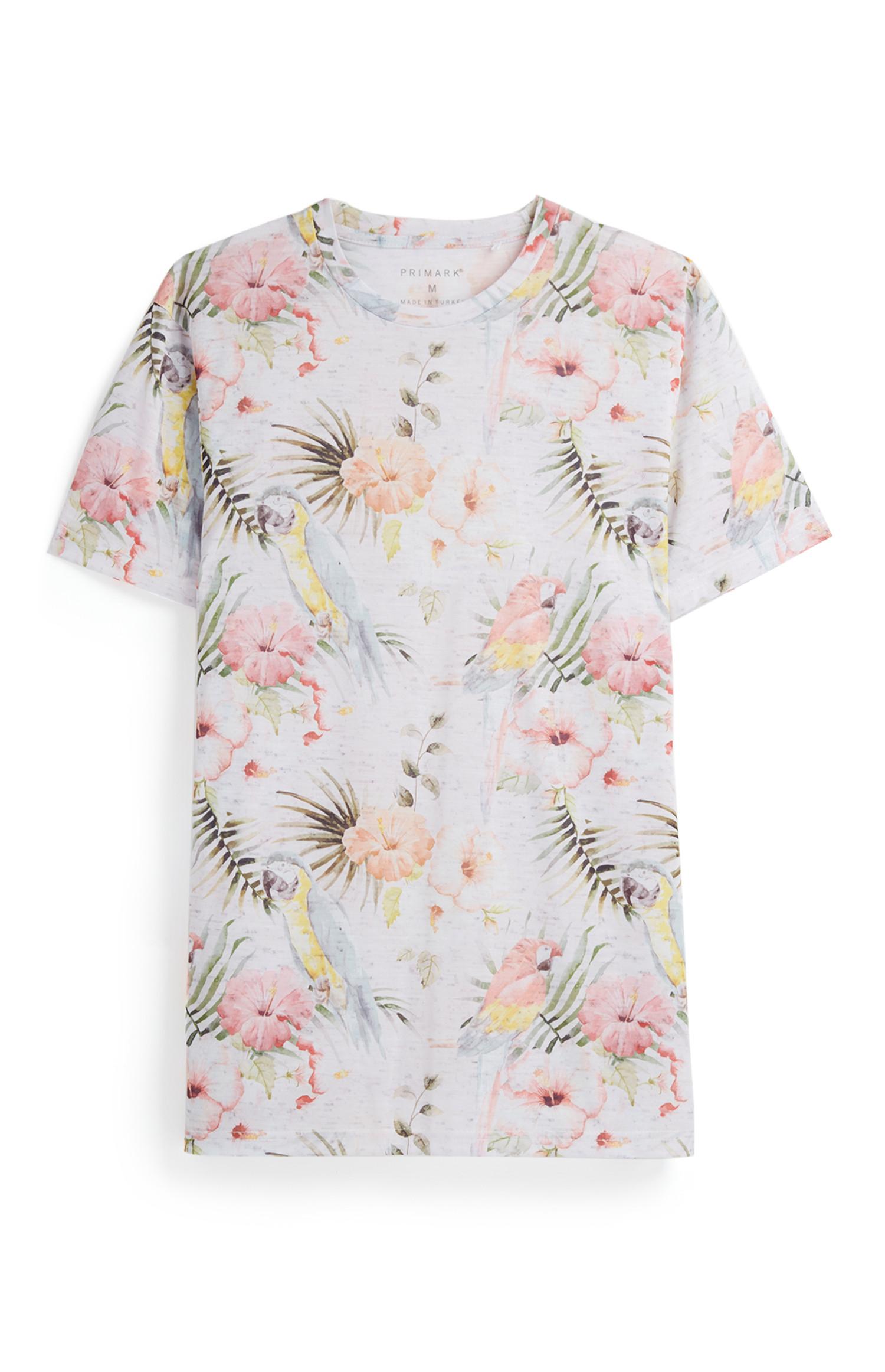 T-Shirt mit Blumenmuster