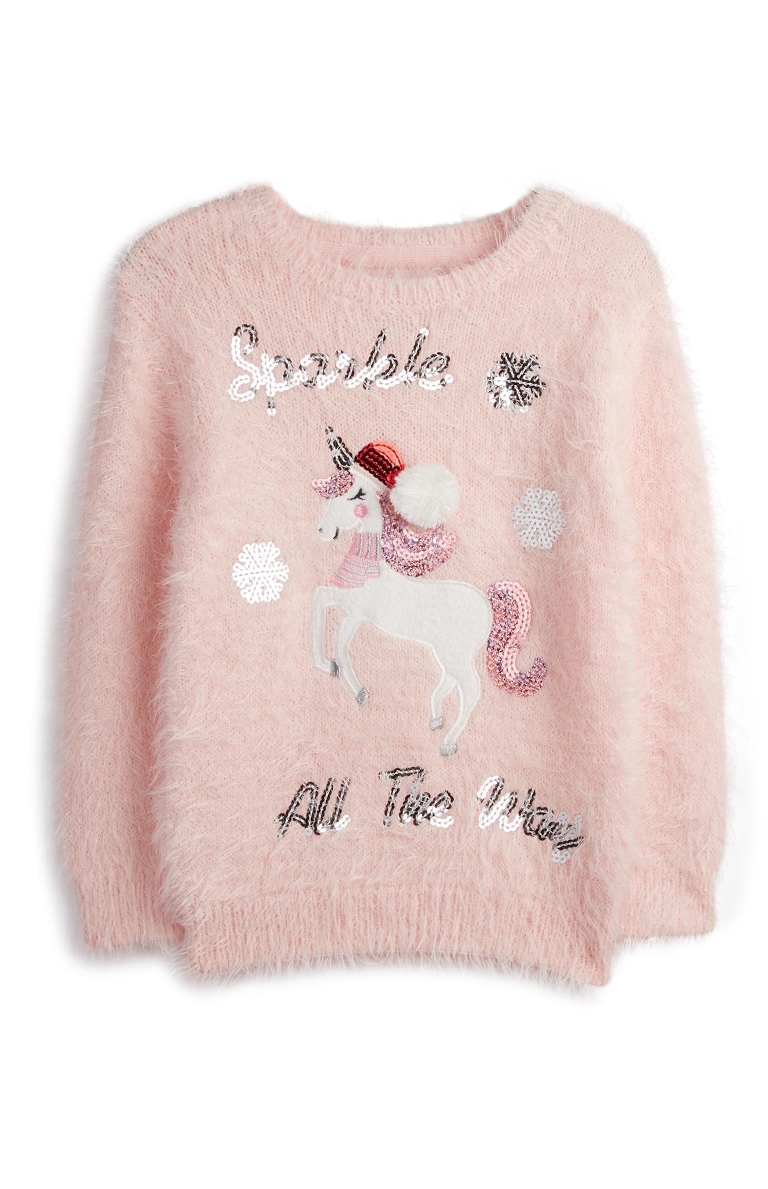 Einhorn-Pullover (kleine Mädchen)