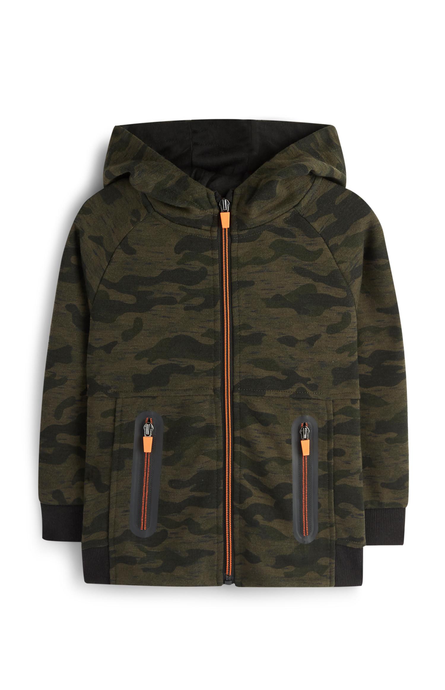 Kapuzenjacke mit Tarnmuster (kleine Jungen)
