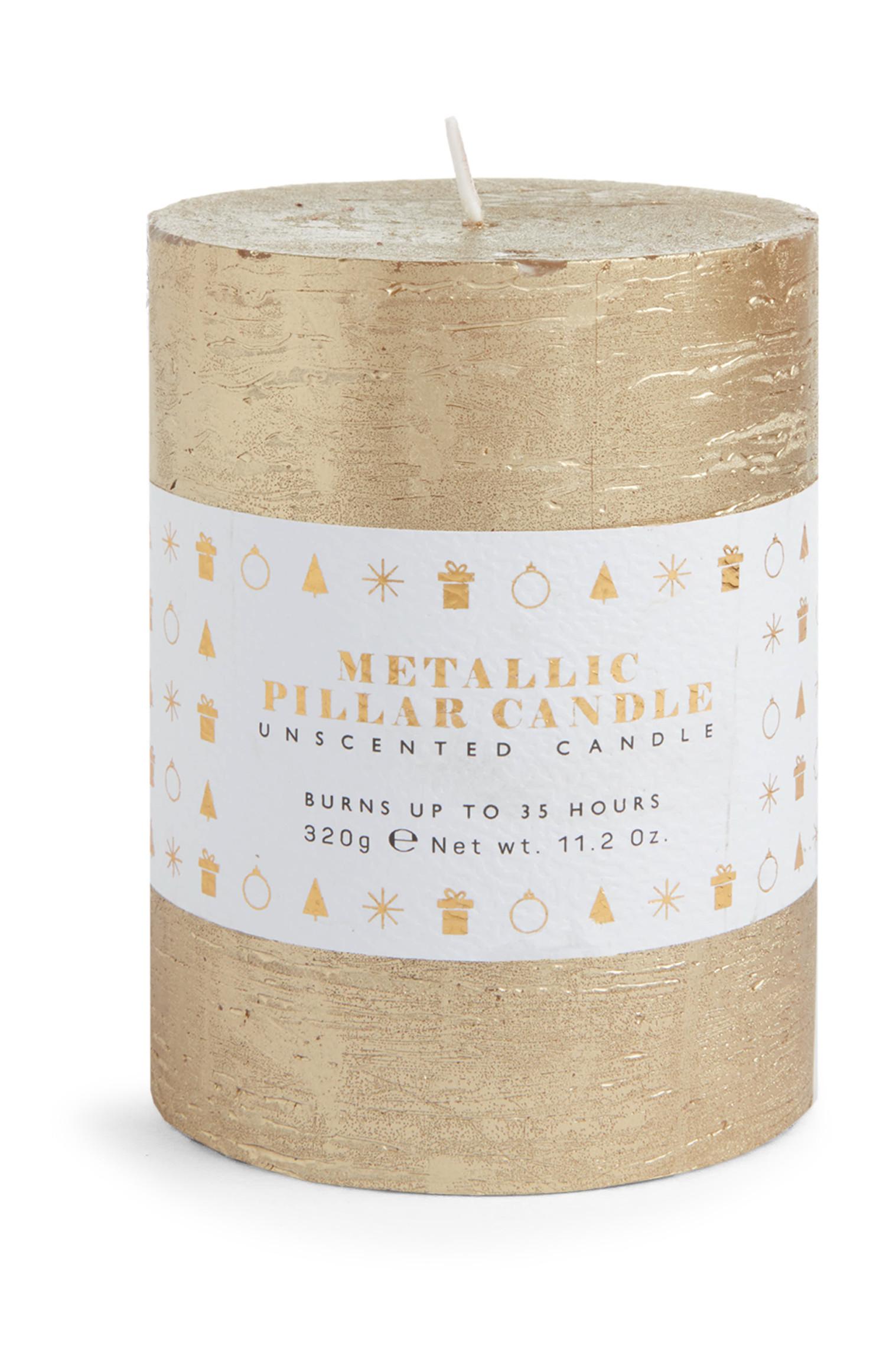 Gold Metallic Candle Candles Homeware Categories Primark UK