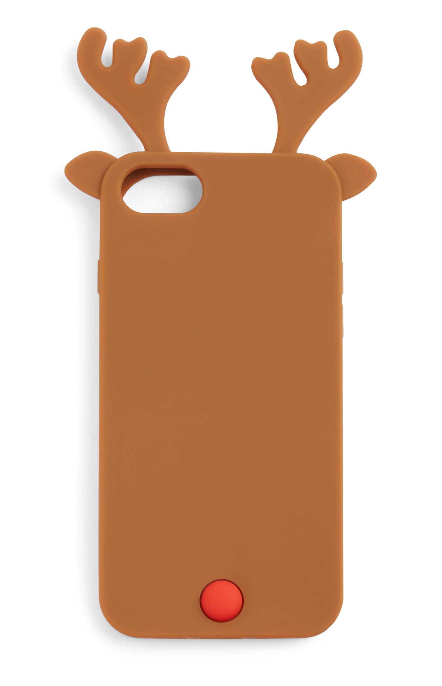 Cover telefono con renna