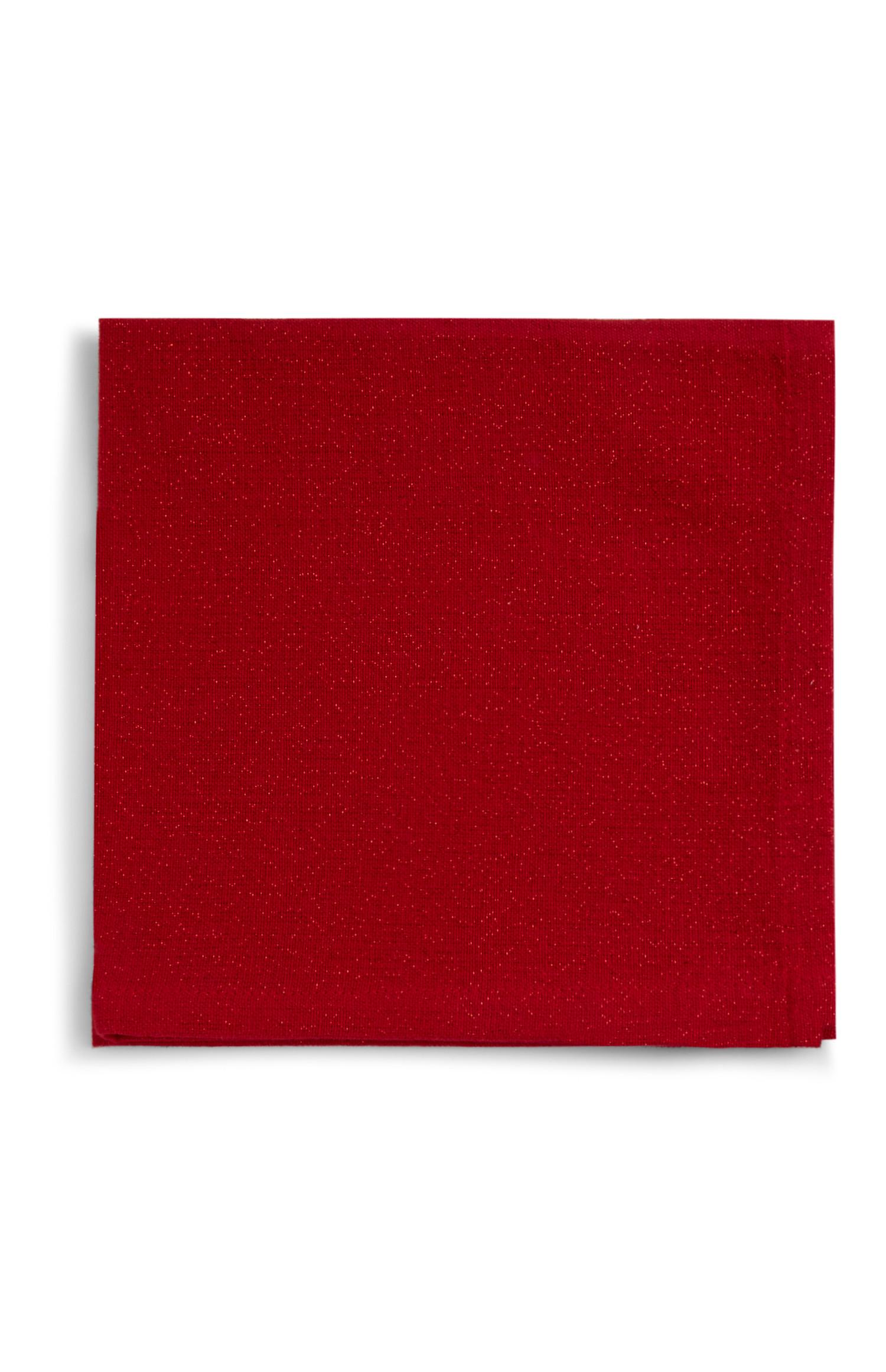 Tovaglioli natalizi rossi glitterati