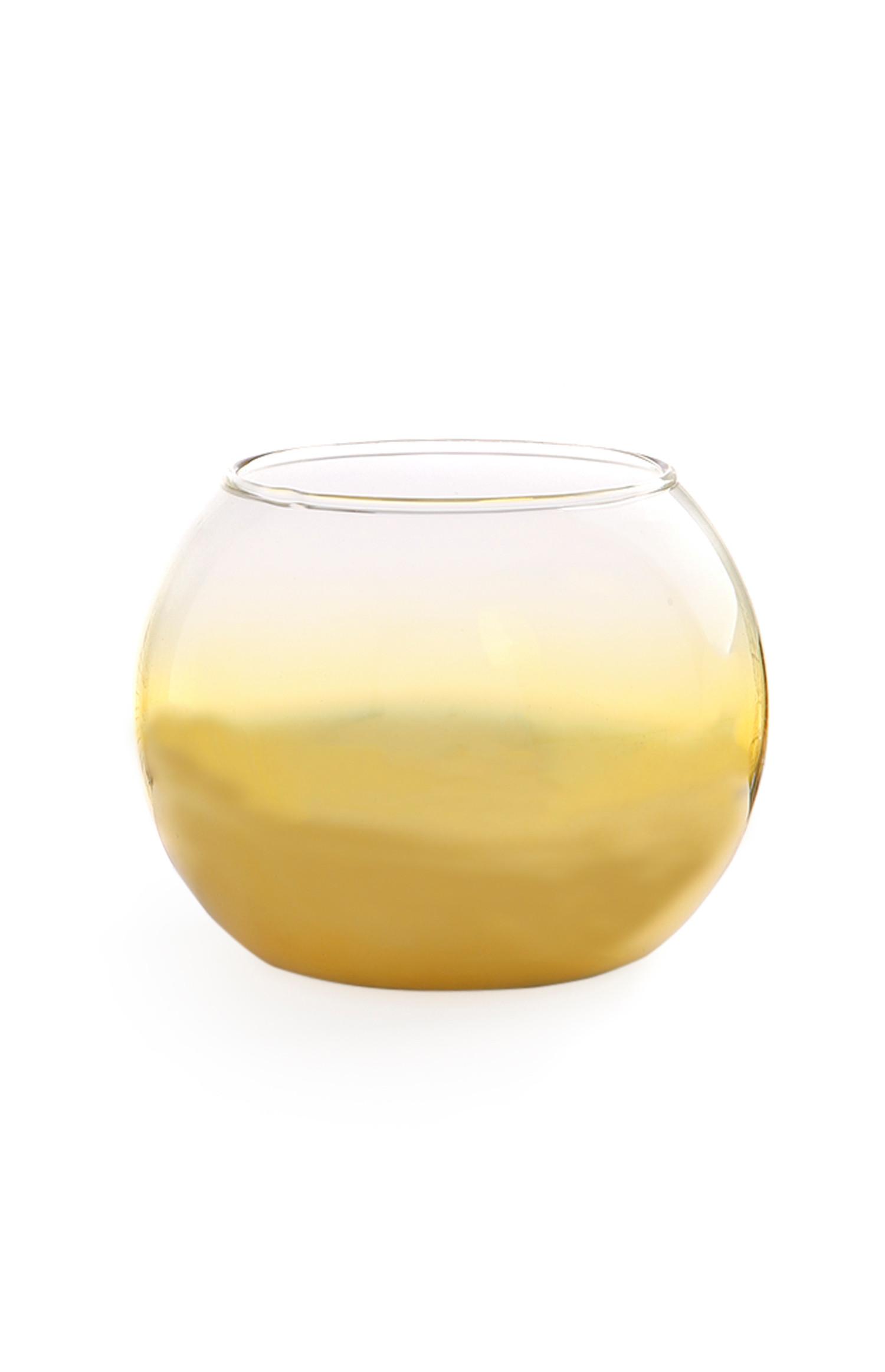 Portacandelina argentato con renna