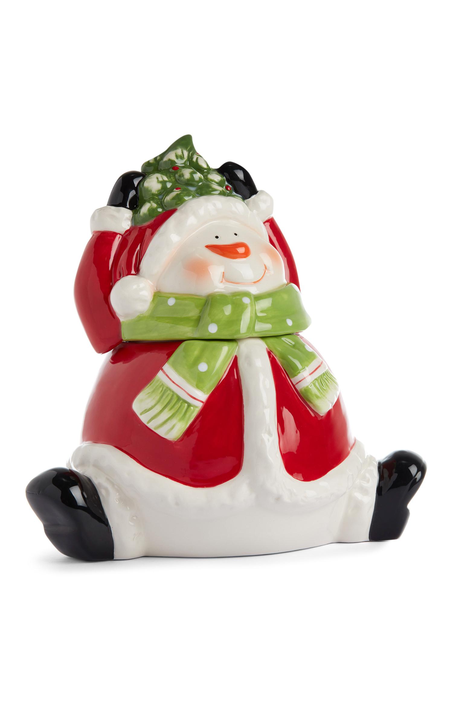 Barattolo per biscotti pupazzo di neve