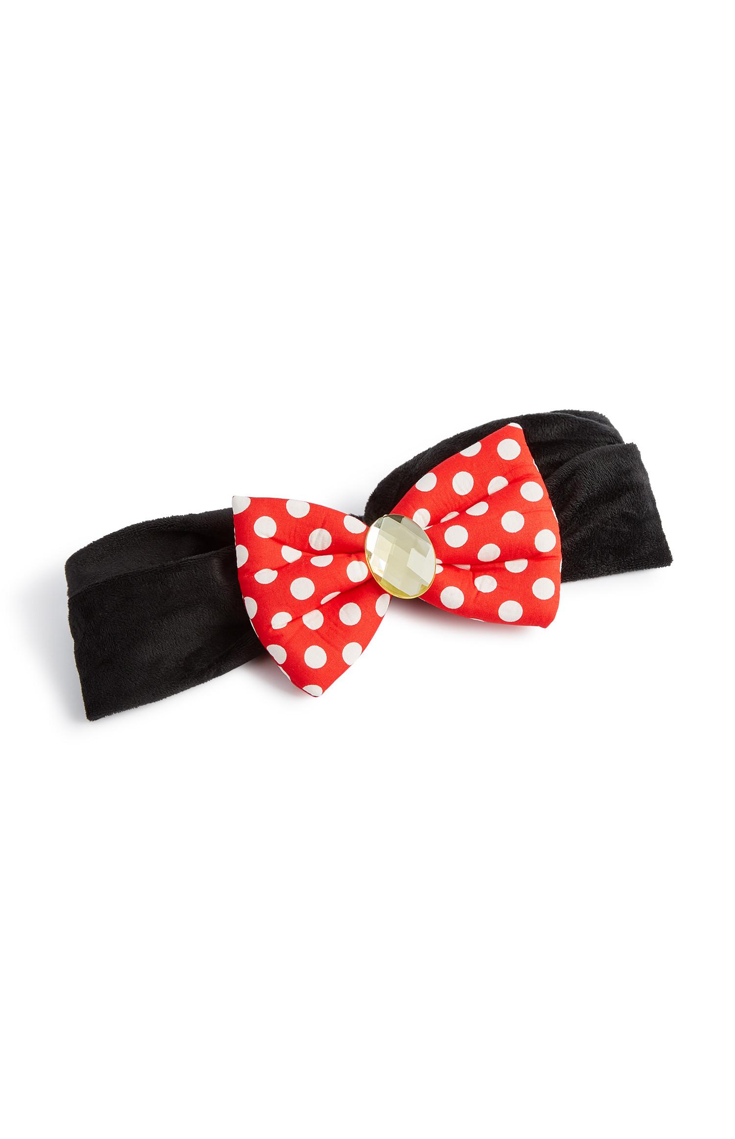 Fascia per capelli effetto turbante Minnie