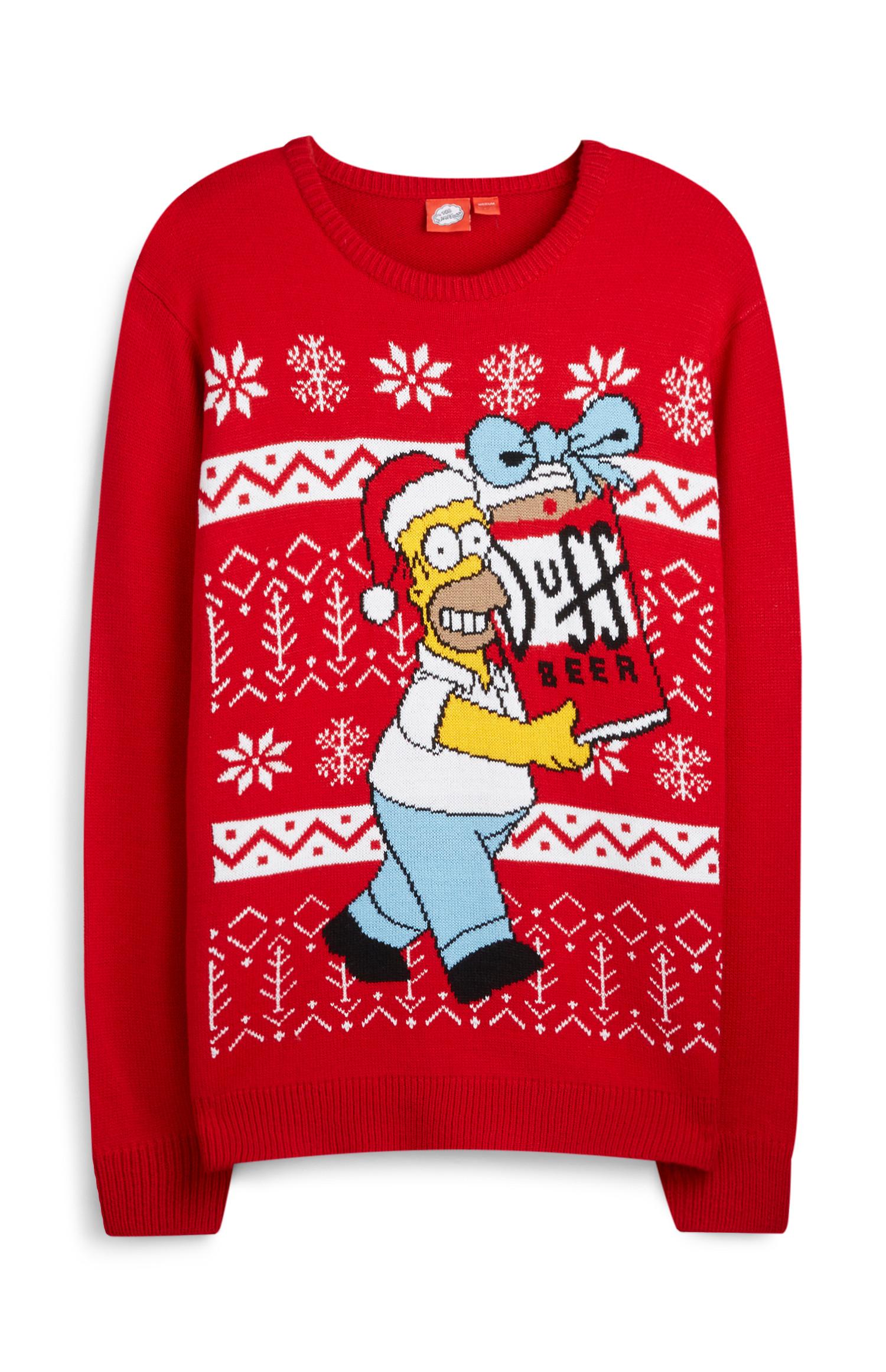 „Homer Simpson“ Weihnachtspullover