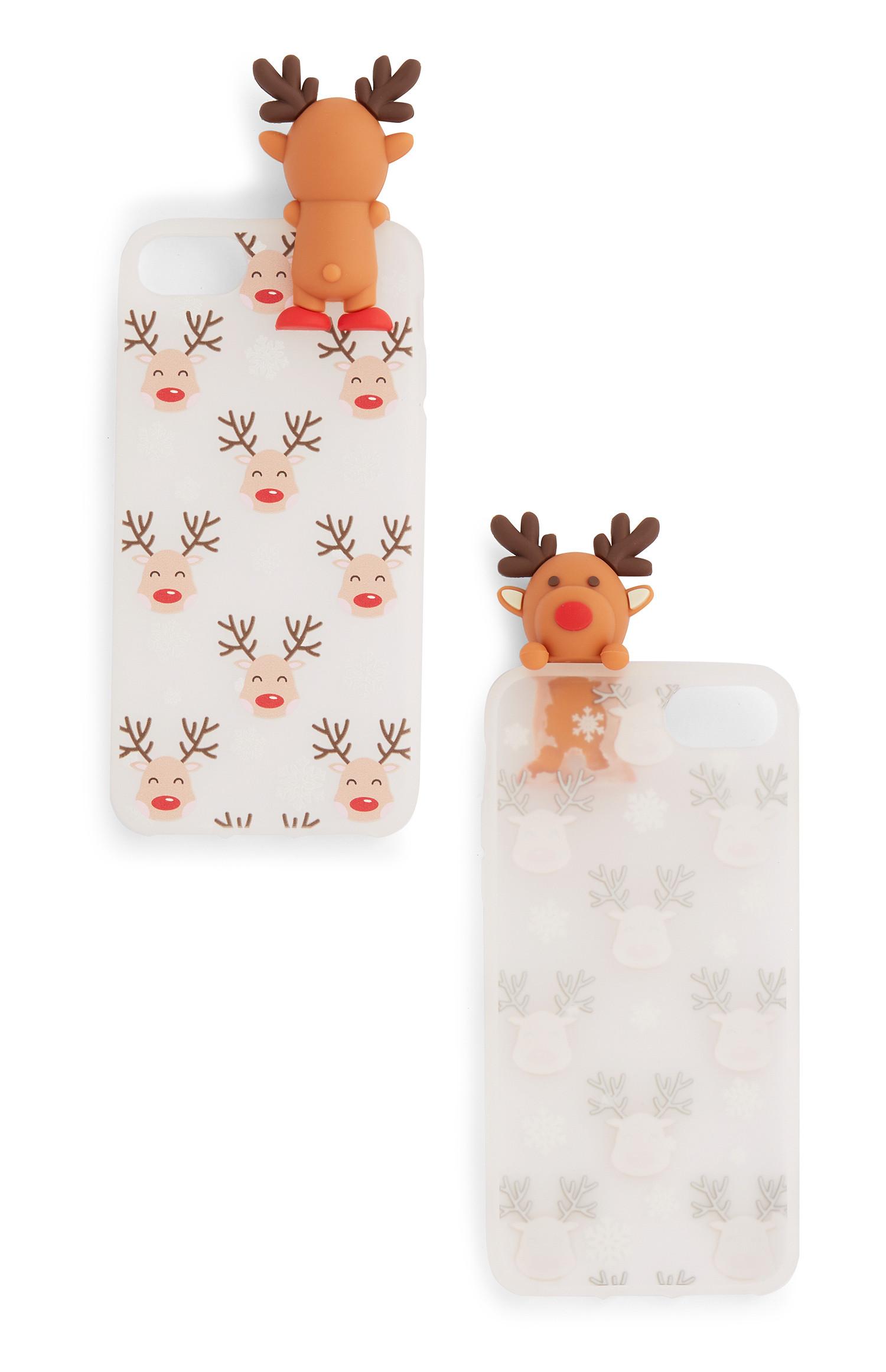 Cover telefono con renna