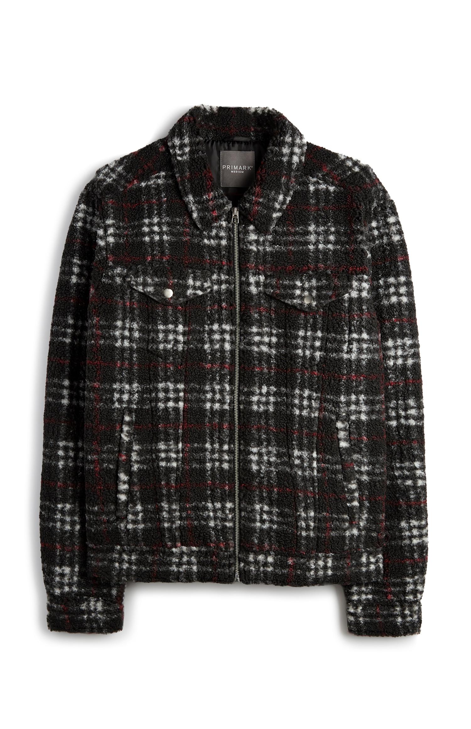 Truckerjacke aus Teddystoff