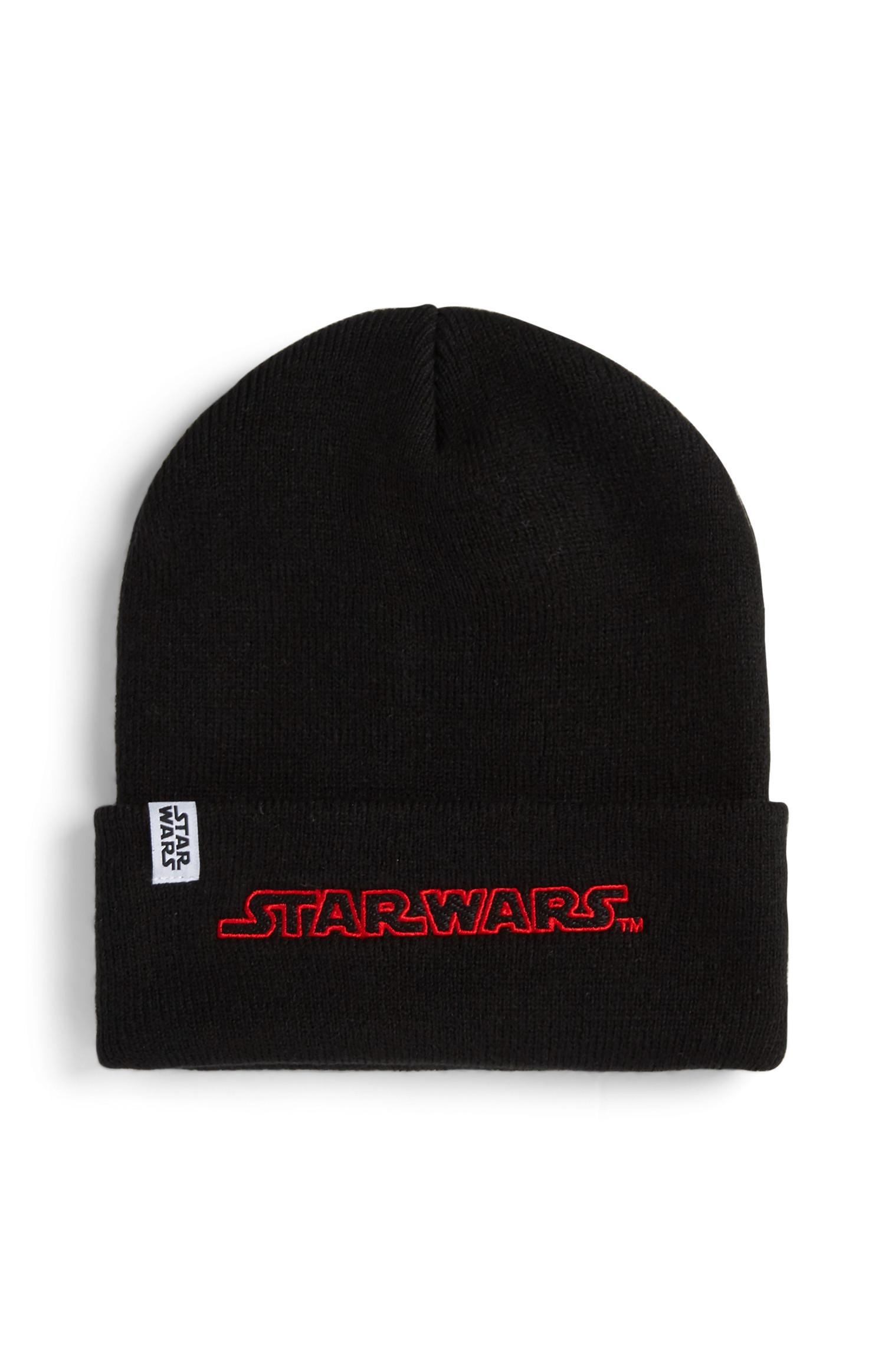 Schwarze Mütze mit Schriftzug „Star Wars“