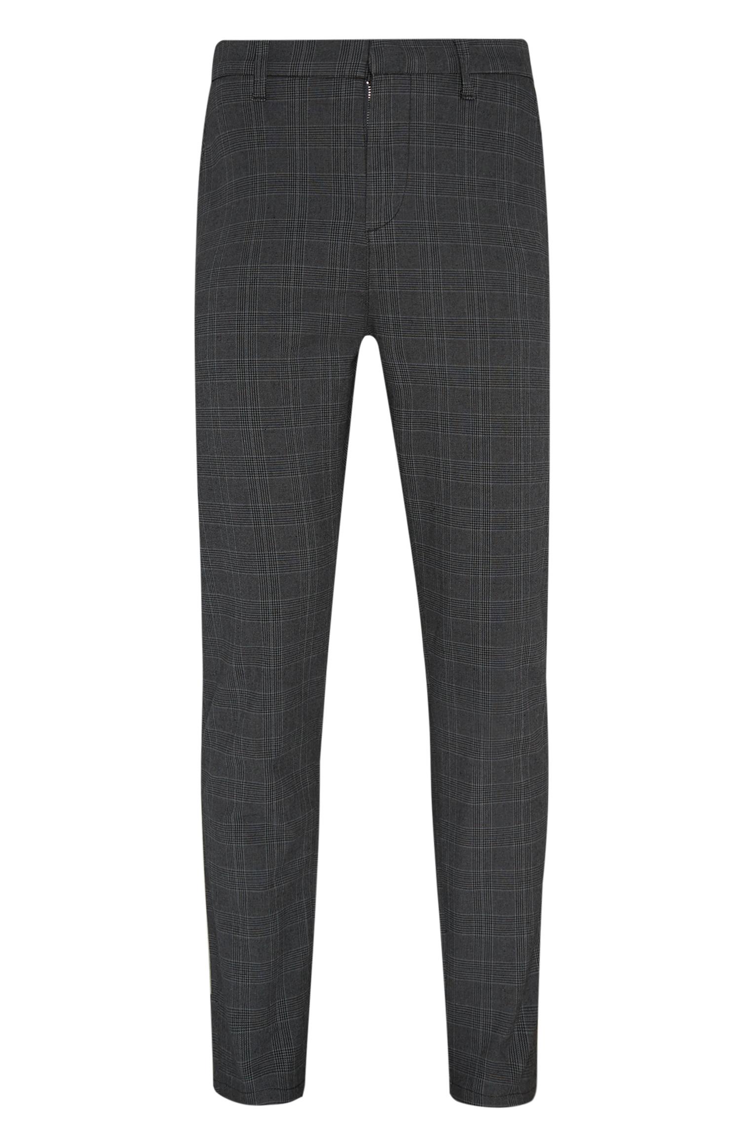 Karierte Slim-Fit-Hose