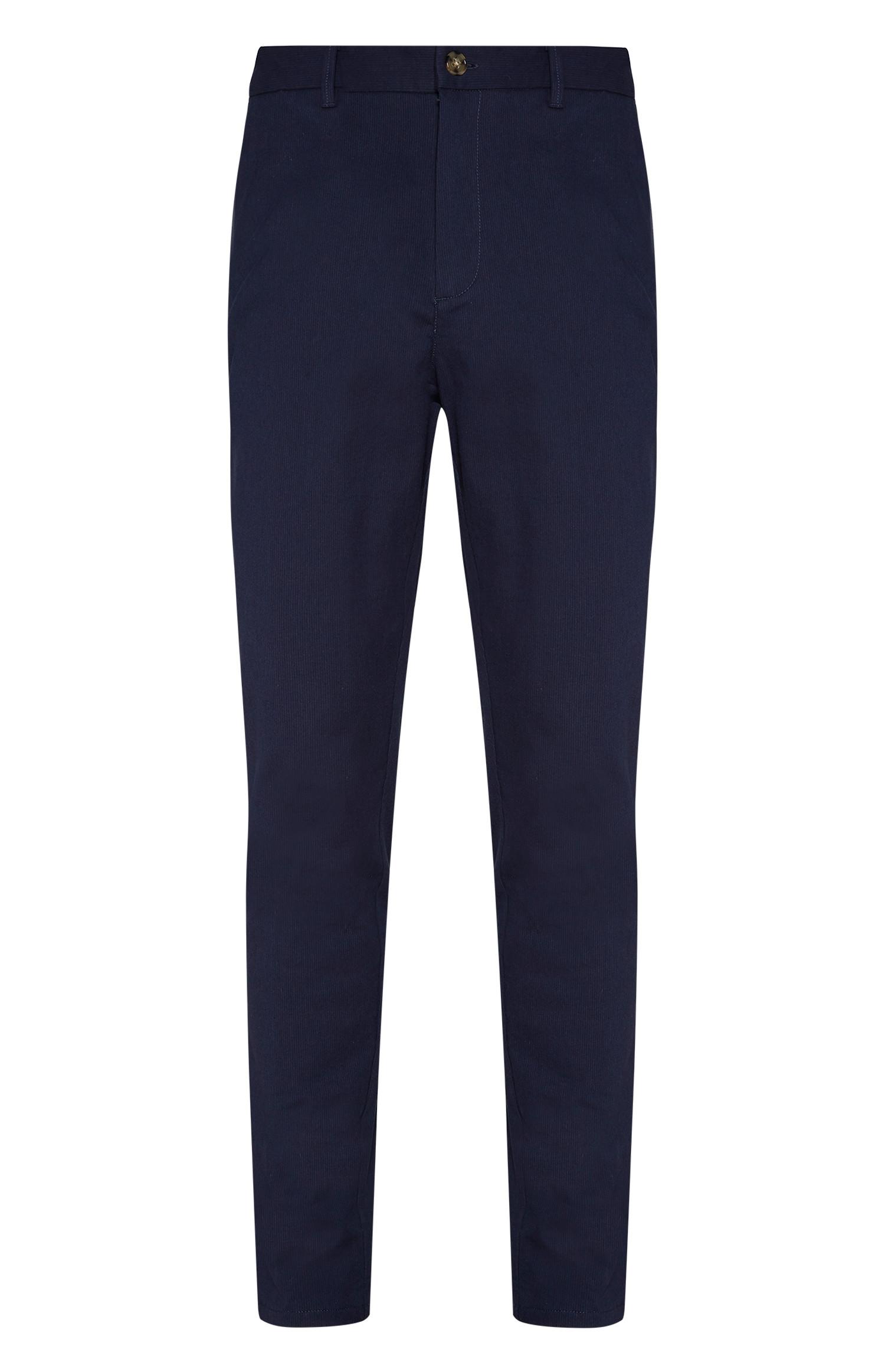 Marineblaue Slim-Fit-Hose