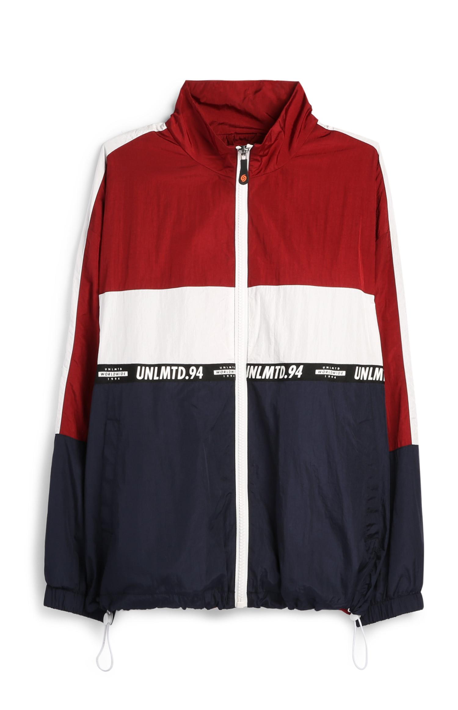 Jacke im Farbblock-Design