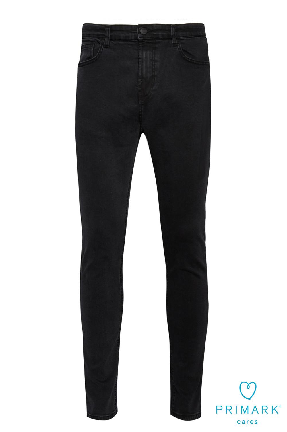 Schwarze Skinny Jeans aus nachhaltiger Baumwolle