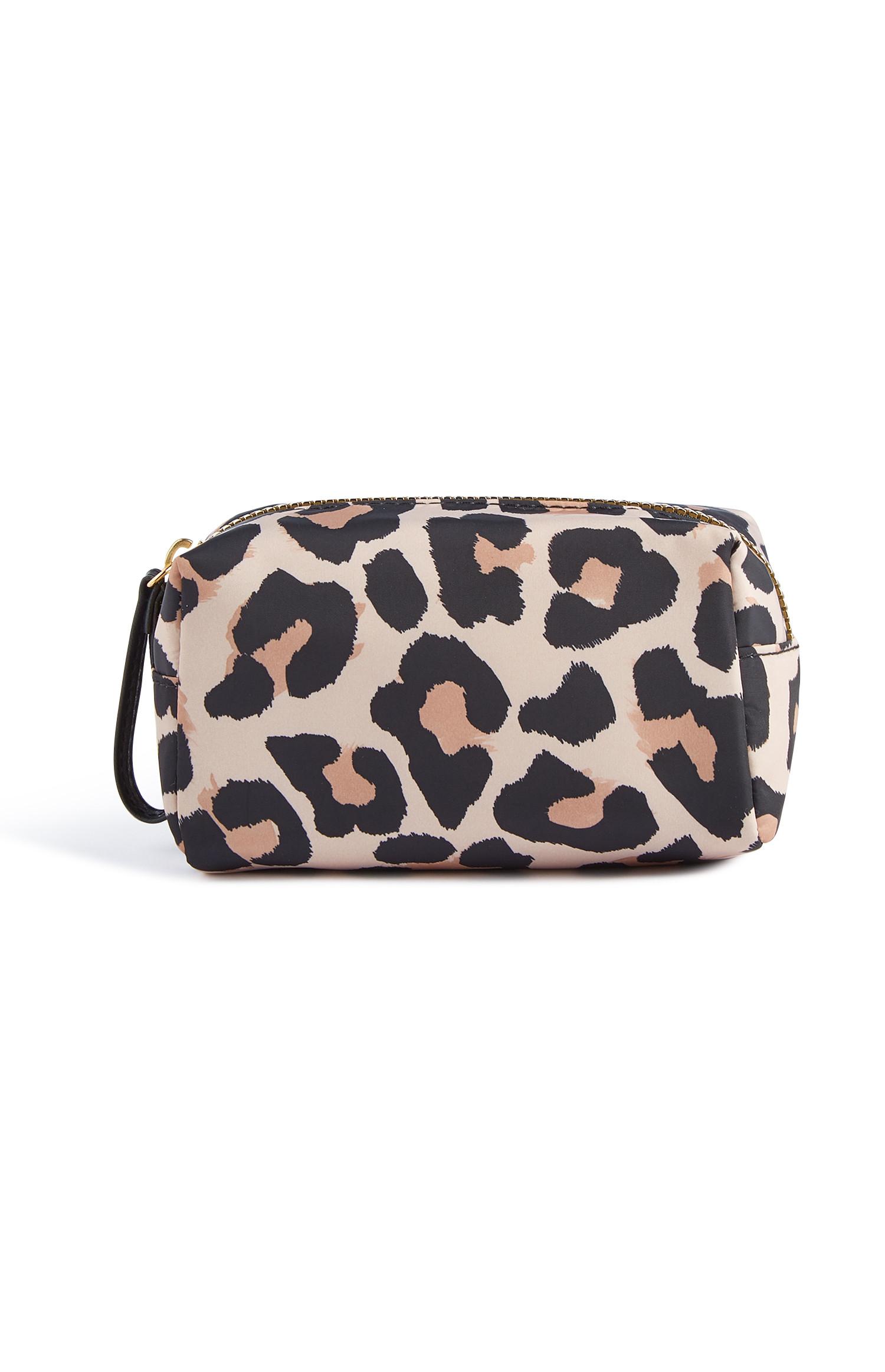 Trousse con stampa leopardata
