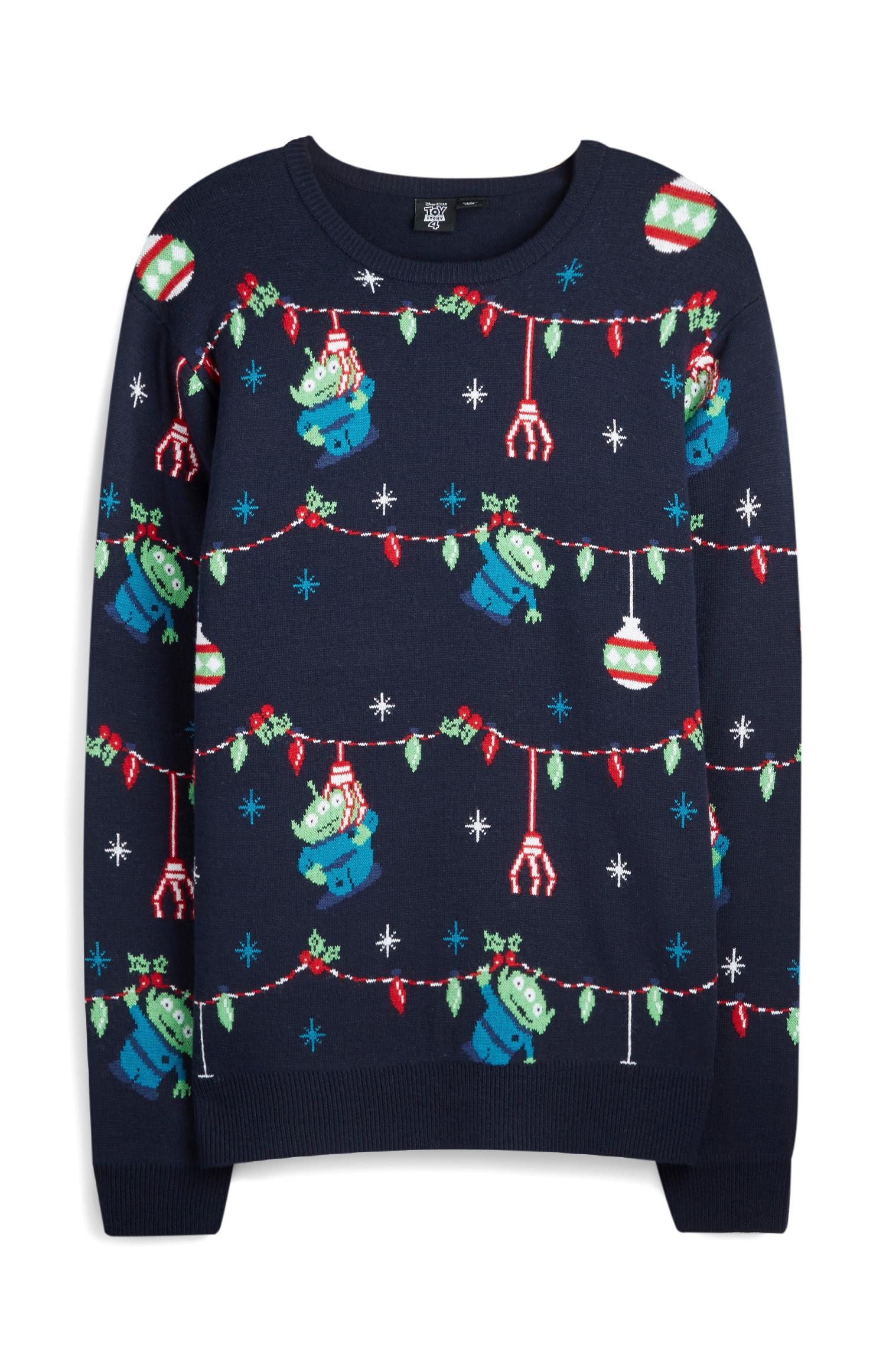 Weihnachtspullover mit „Toy Story Aliens“-Motiv, marineblau