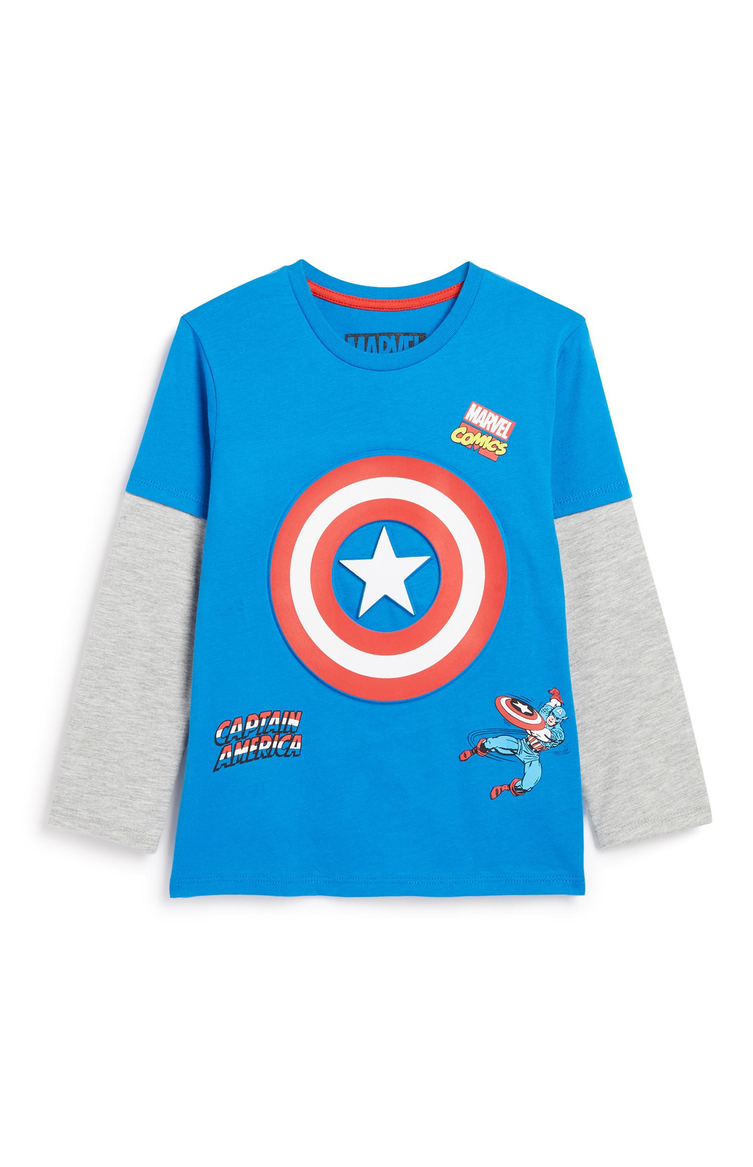„Captain America“ Shirt (kleine Jungen)