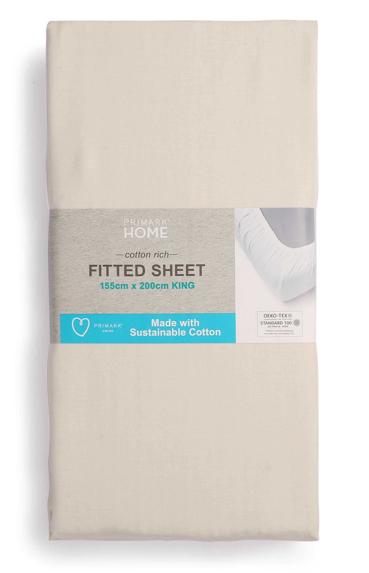 Lenzuolo con angoli in cotone sostenibile extra large