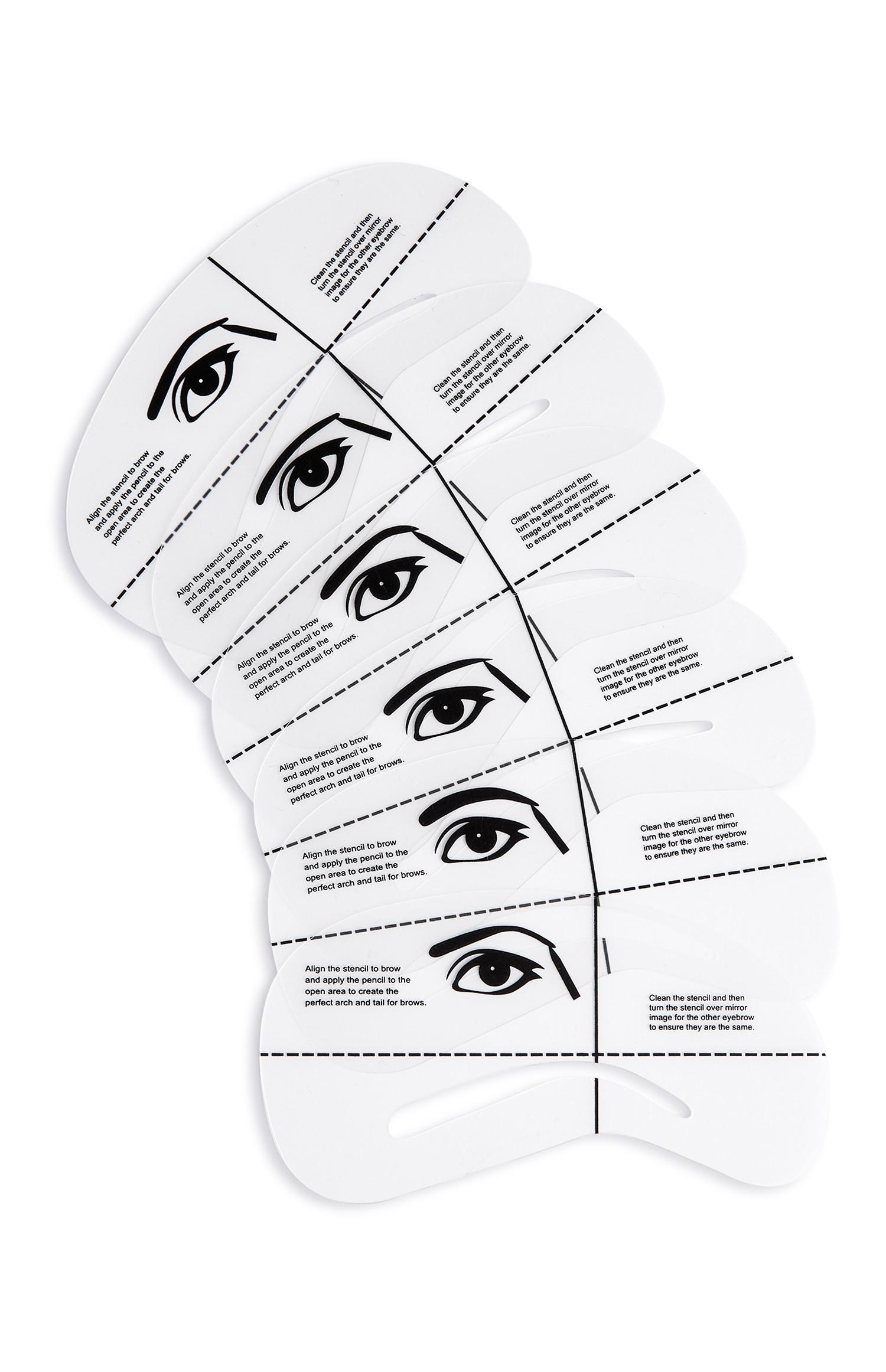 Stencil per sopracciglia