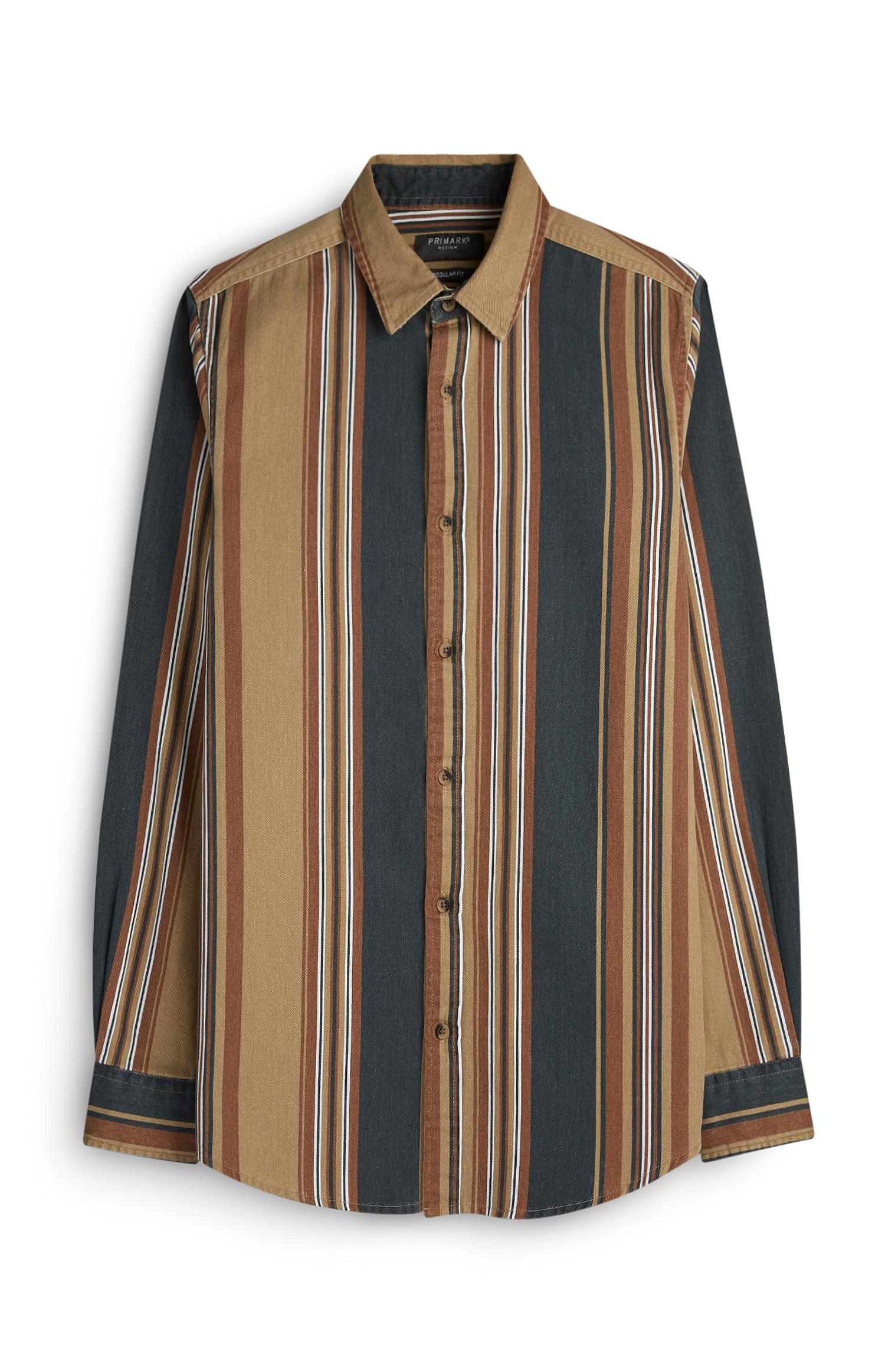 Gelb gestreifte Bluse