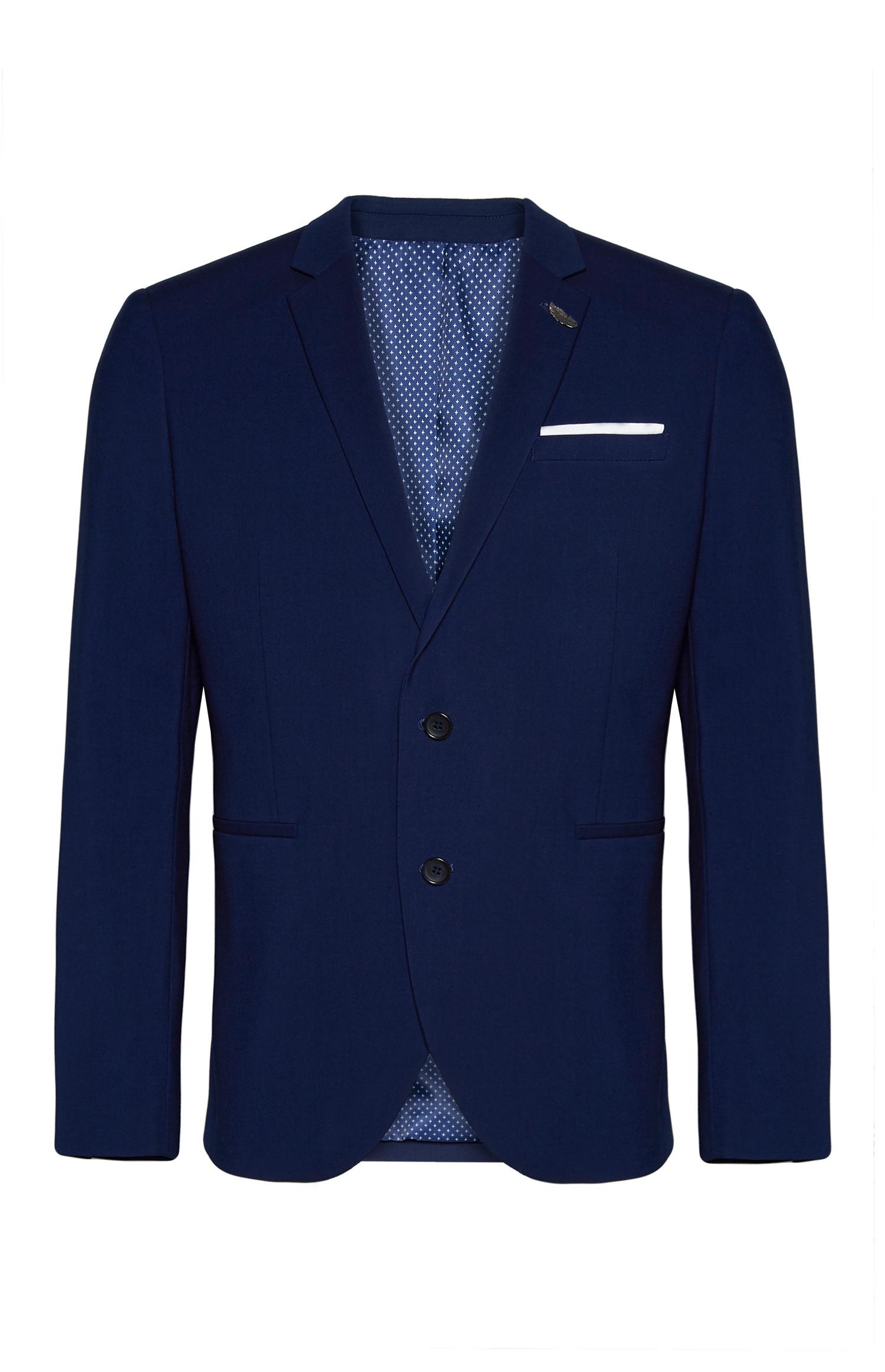 Marineblaue Anzugjacke