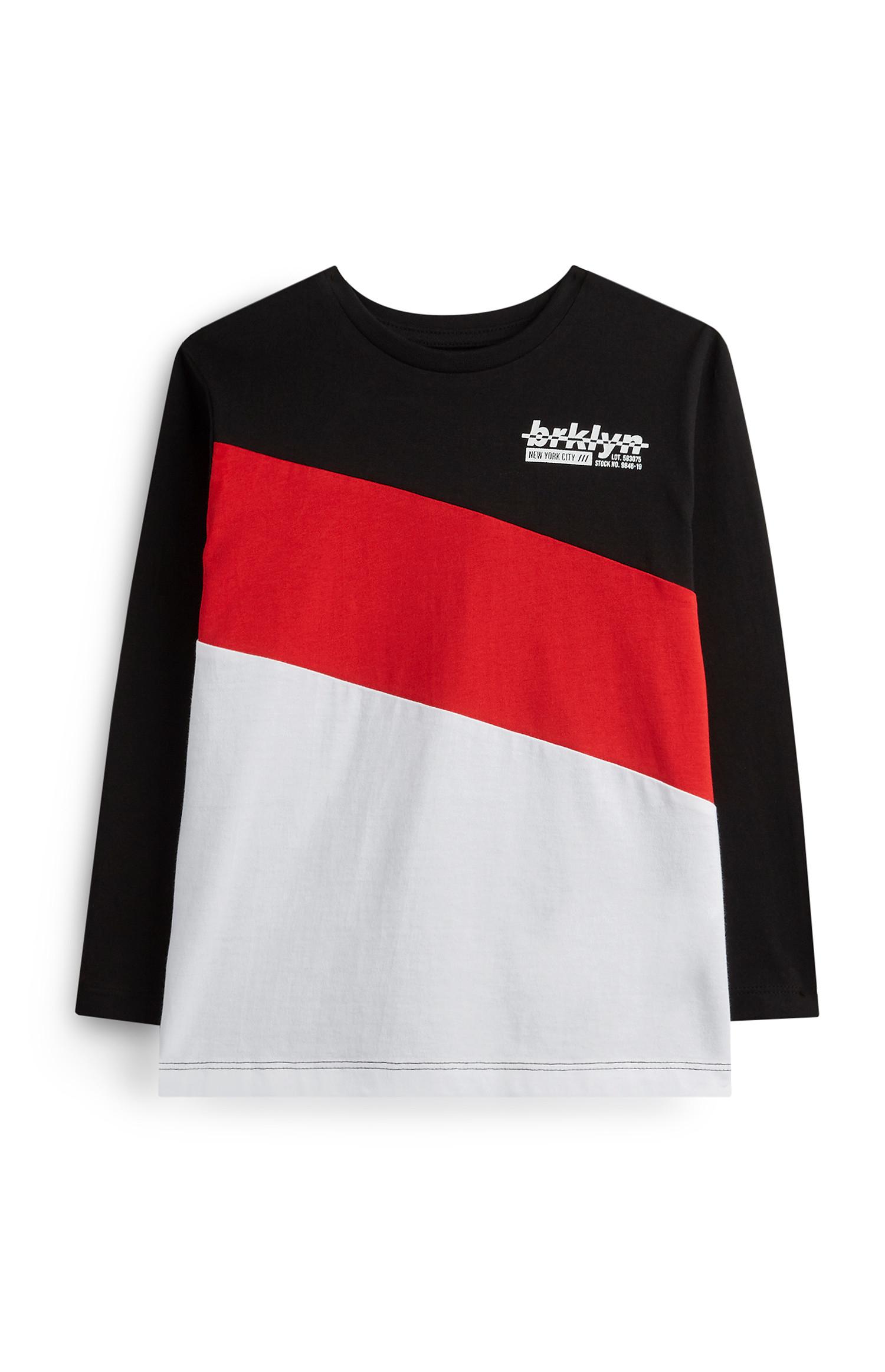 T-Shirt in Blockfarben (kleine Jungen)