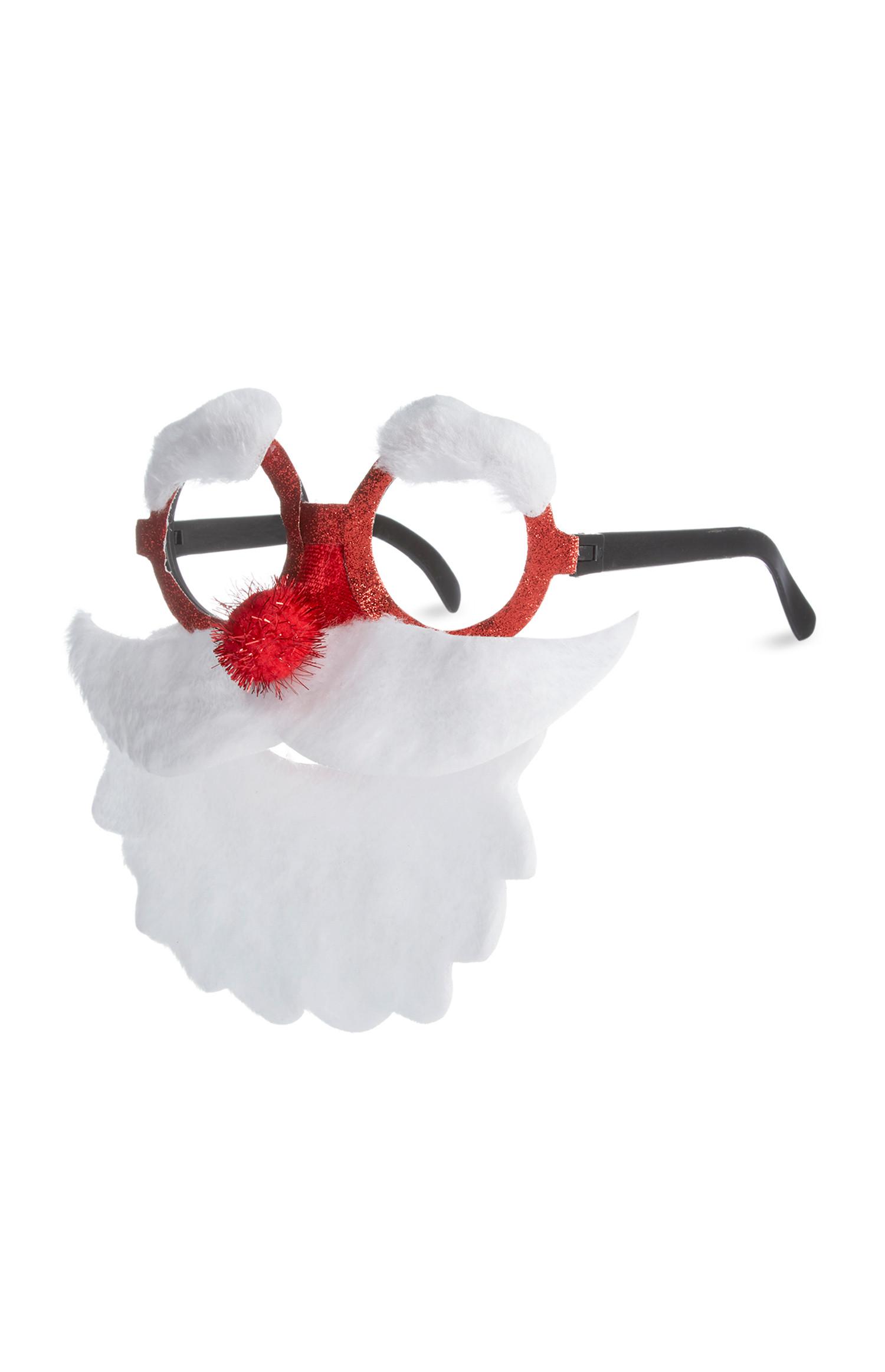 Grappige kerstmanbril