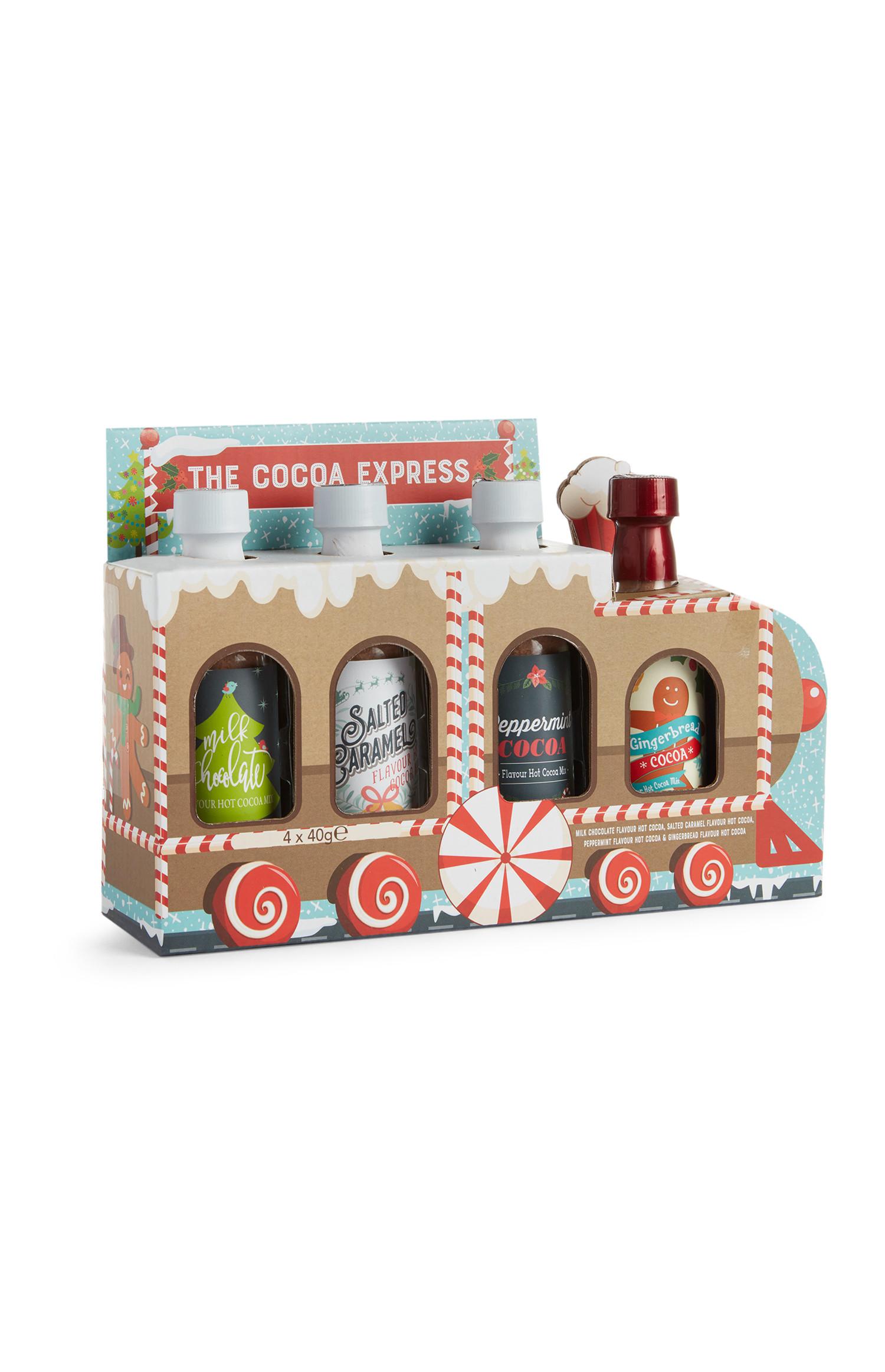 Confezione da 4 gusti di cioccolata calda