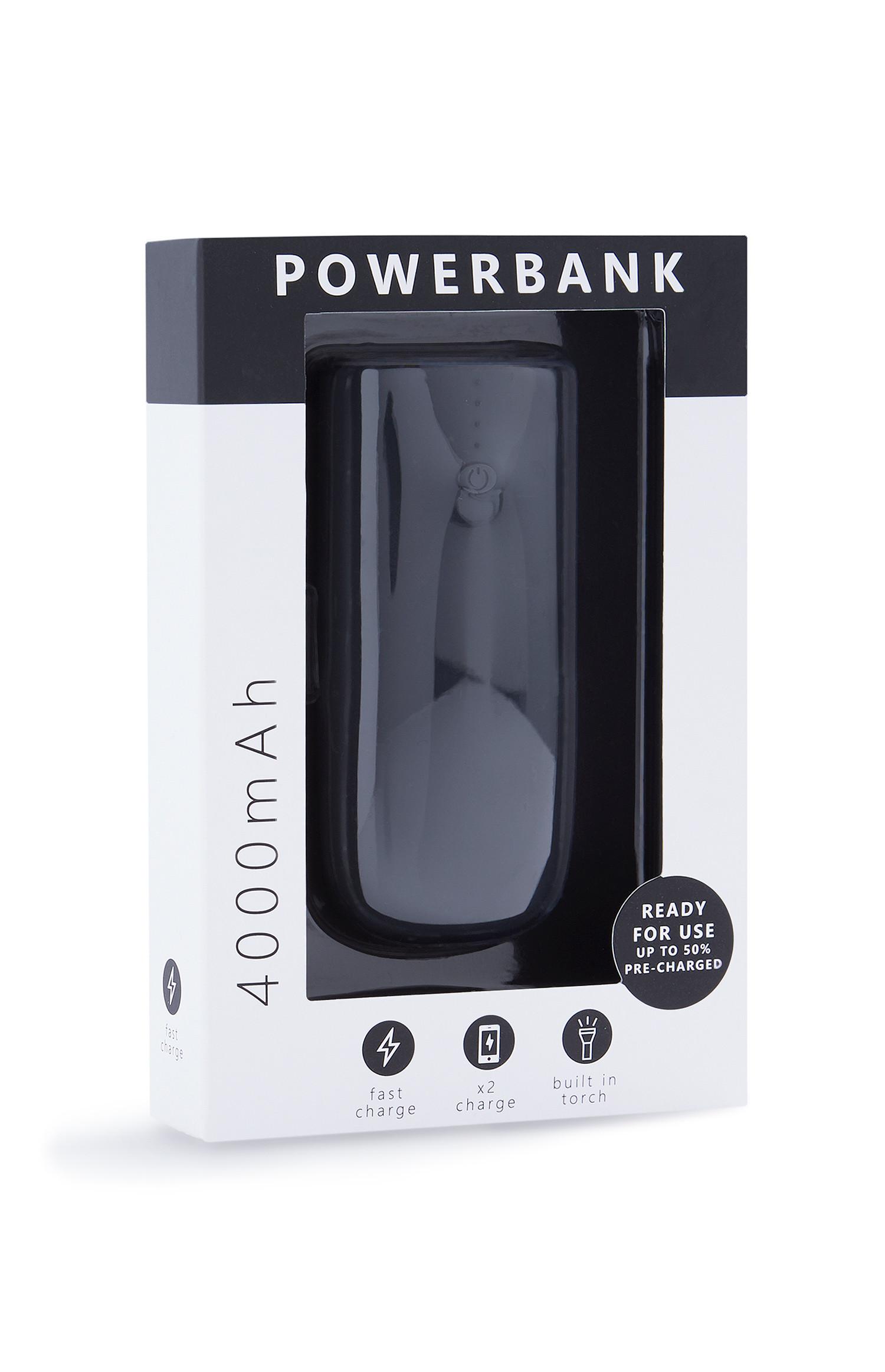 Caricabatterie portatile nero