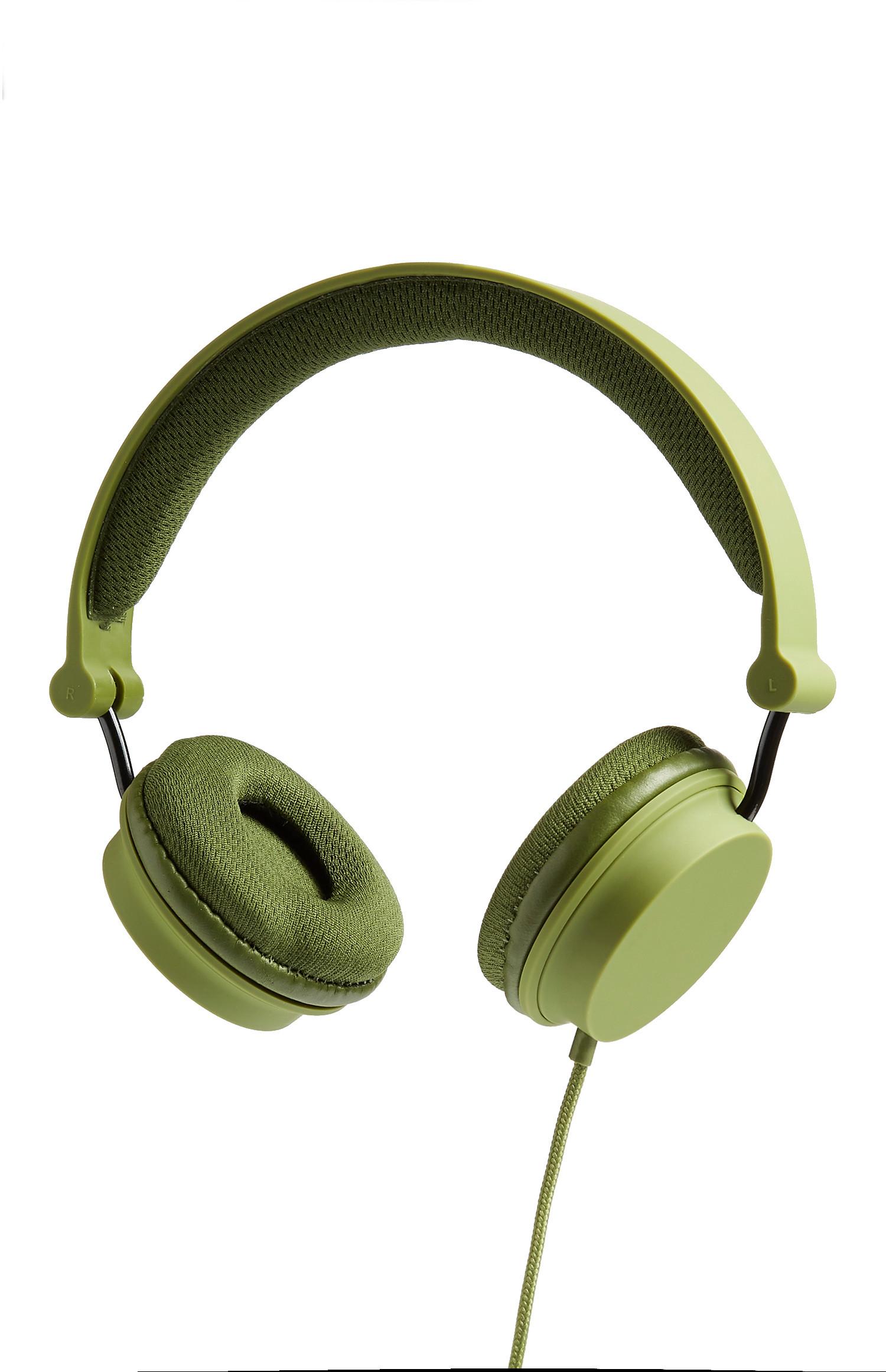 Cuffie ripiegabili verdi