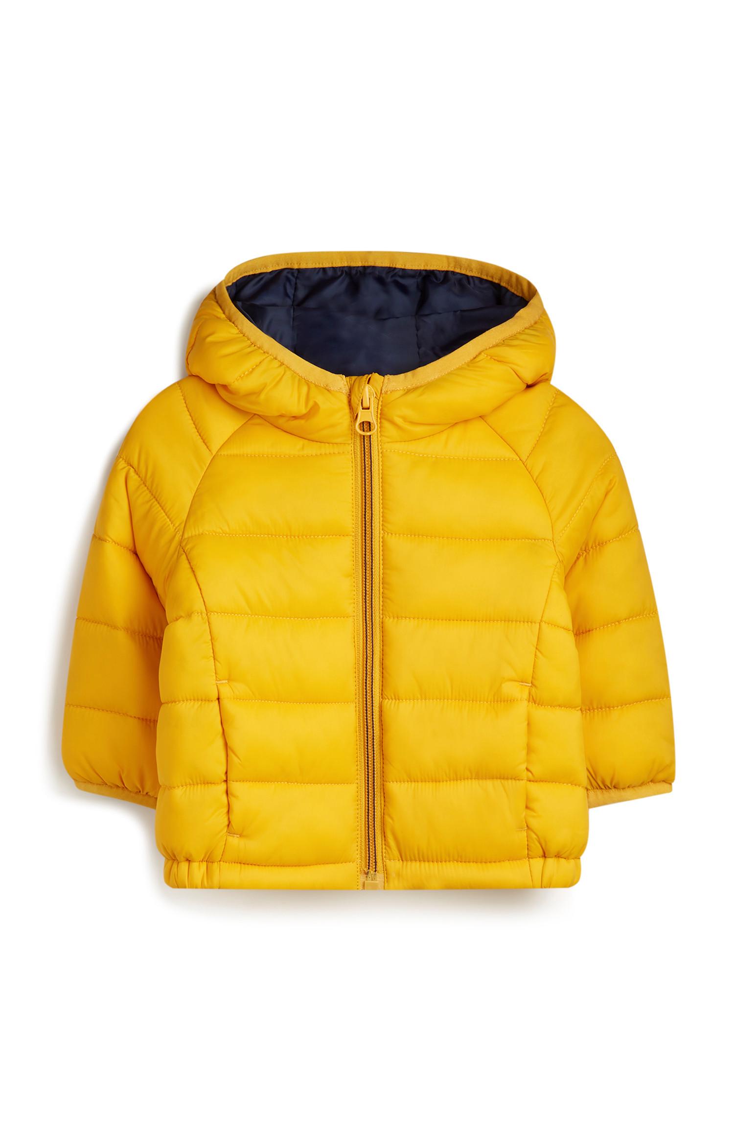 Piumino giallo da bimbo