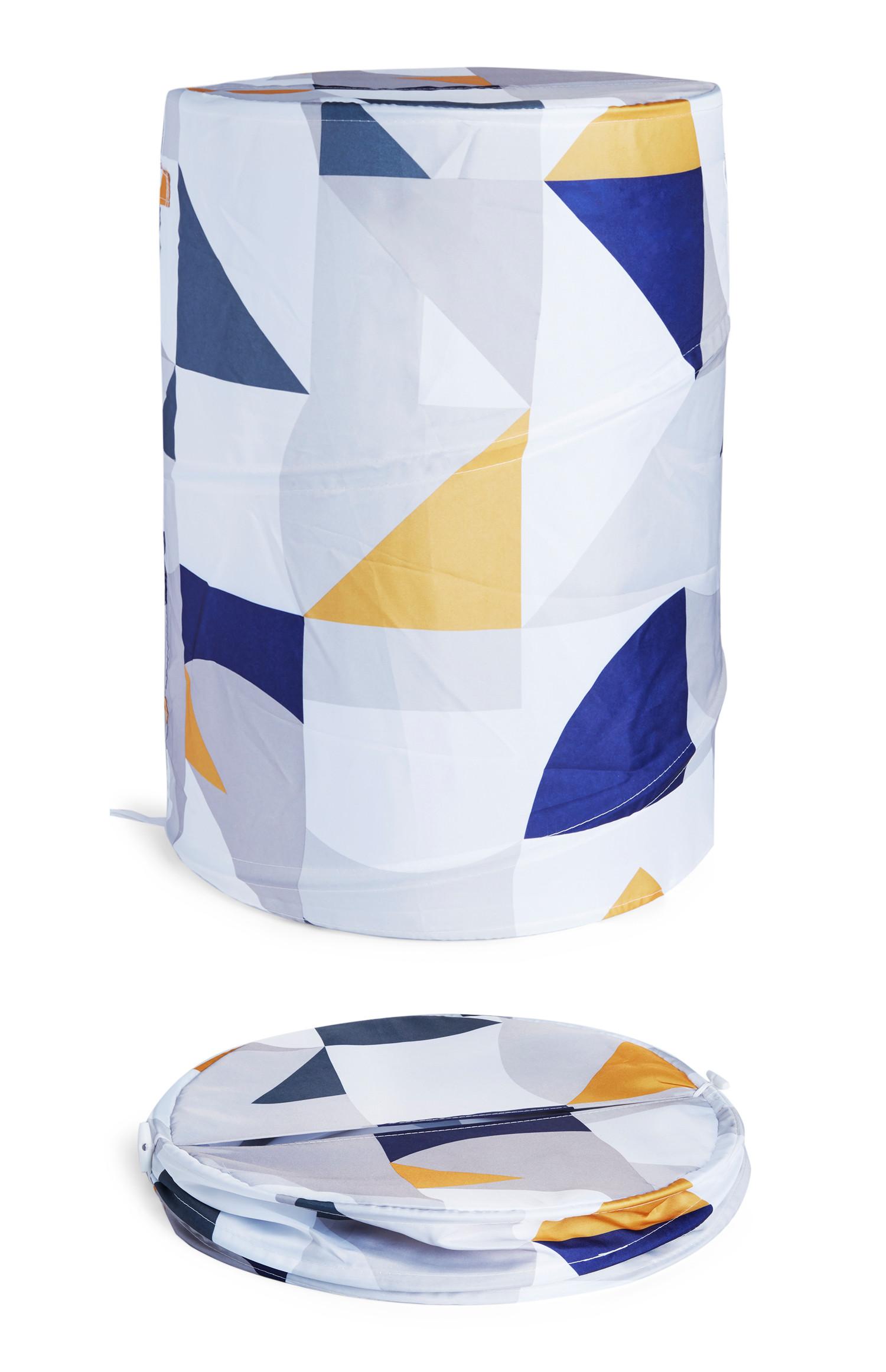 Cesto biancheria pieghevole con stampa