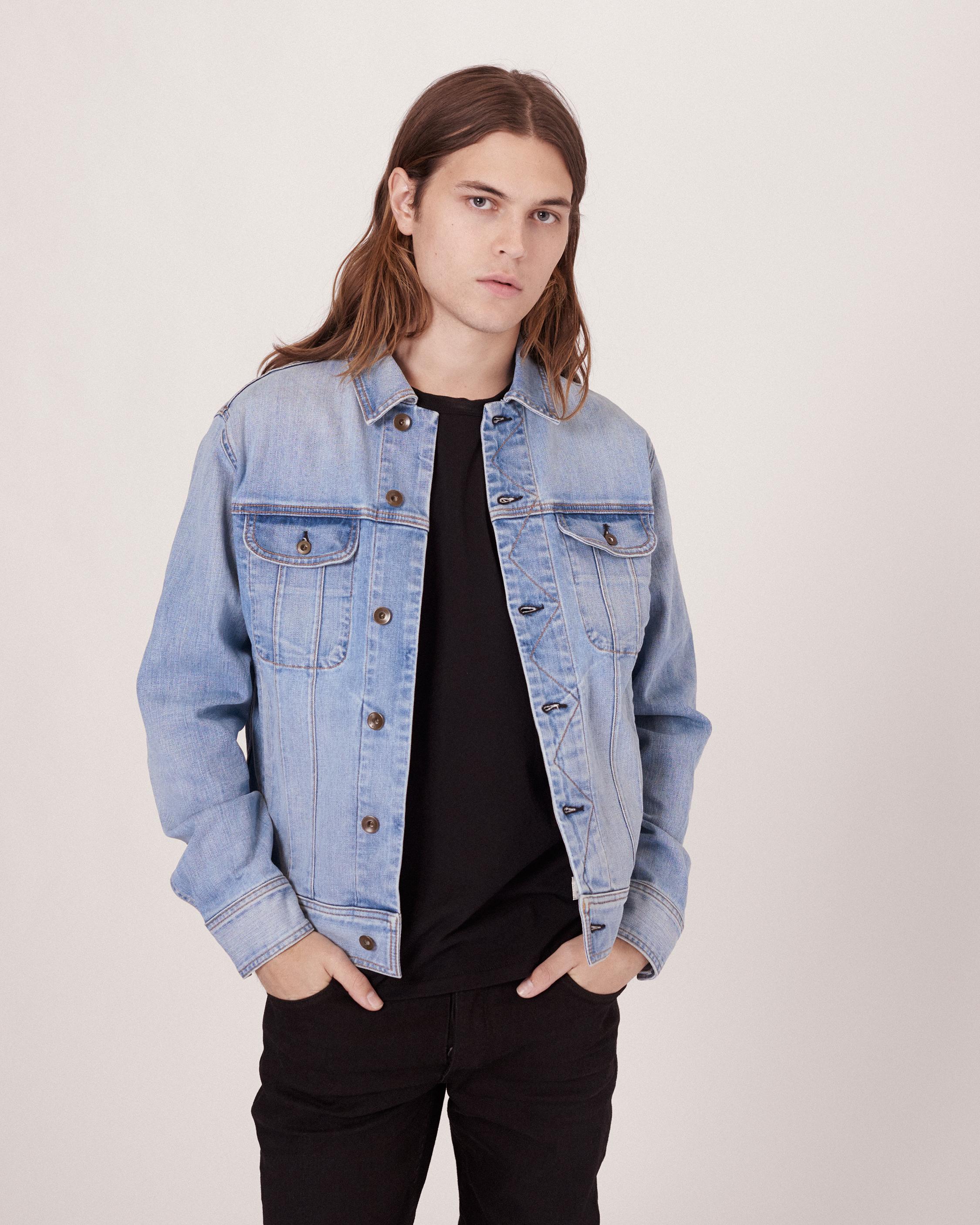 h and m jean jacket mens