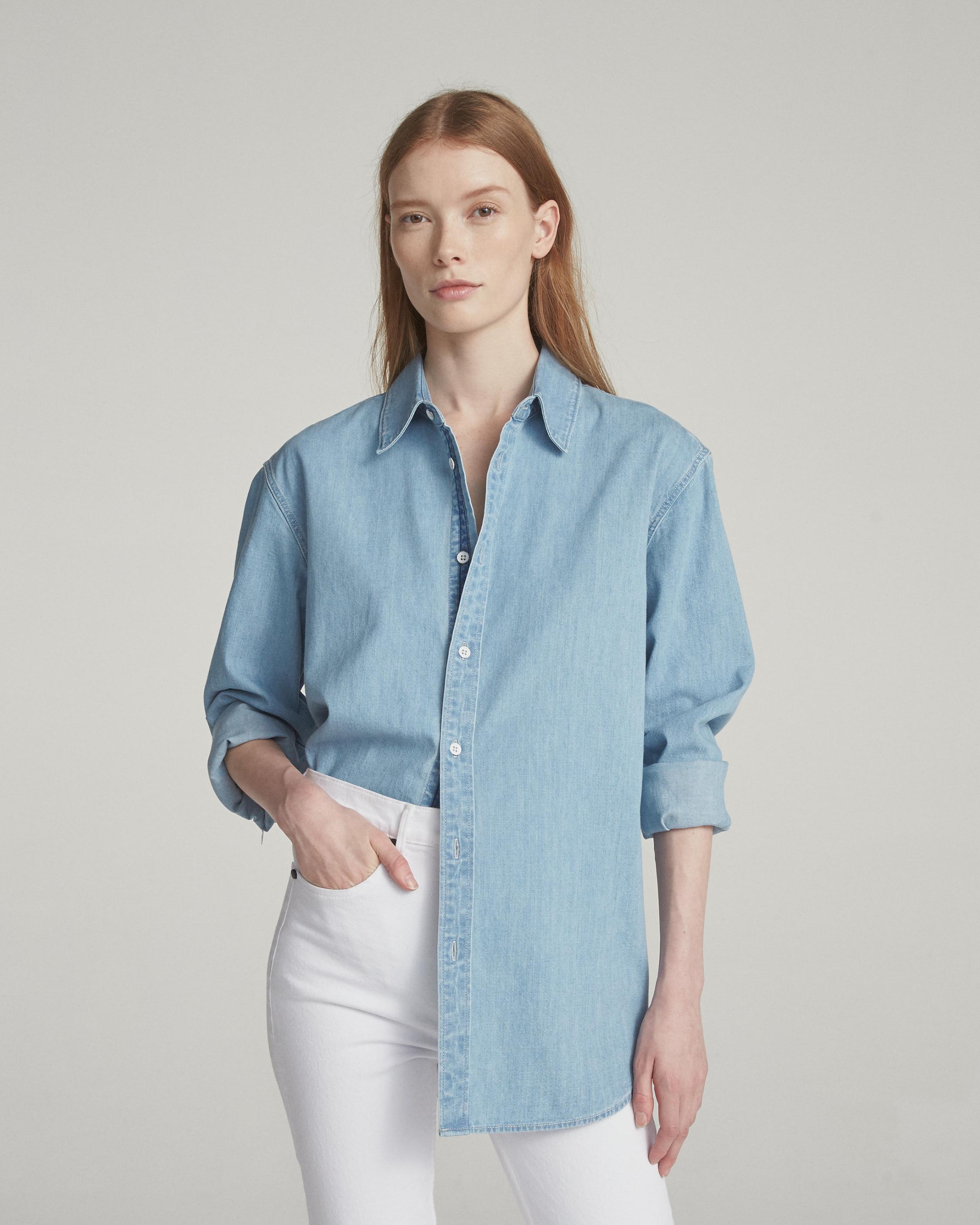 rag and bone denim shirt