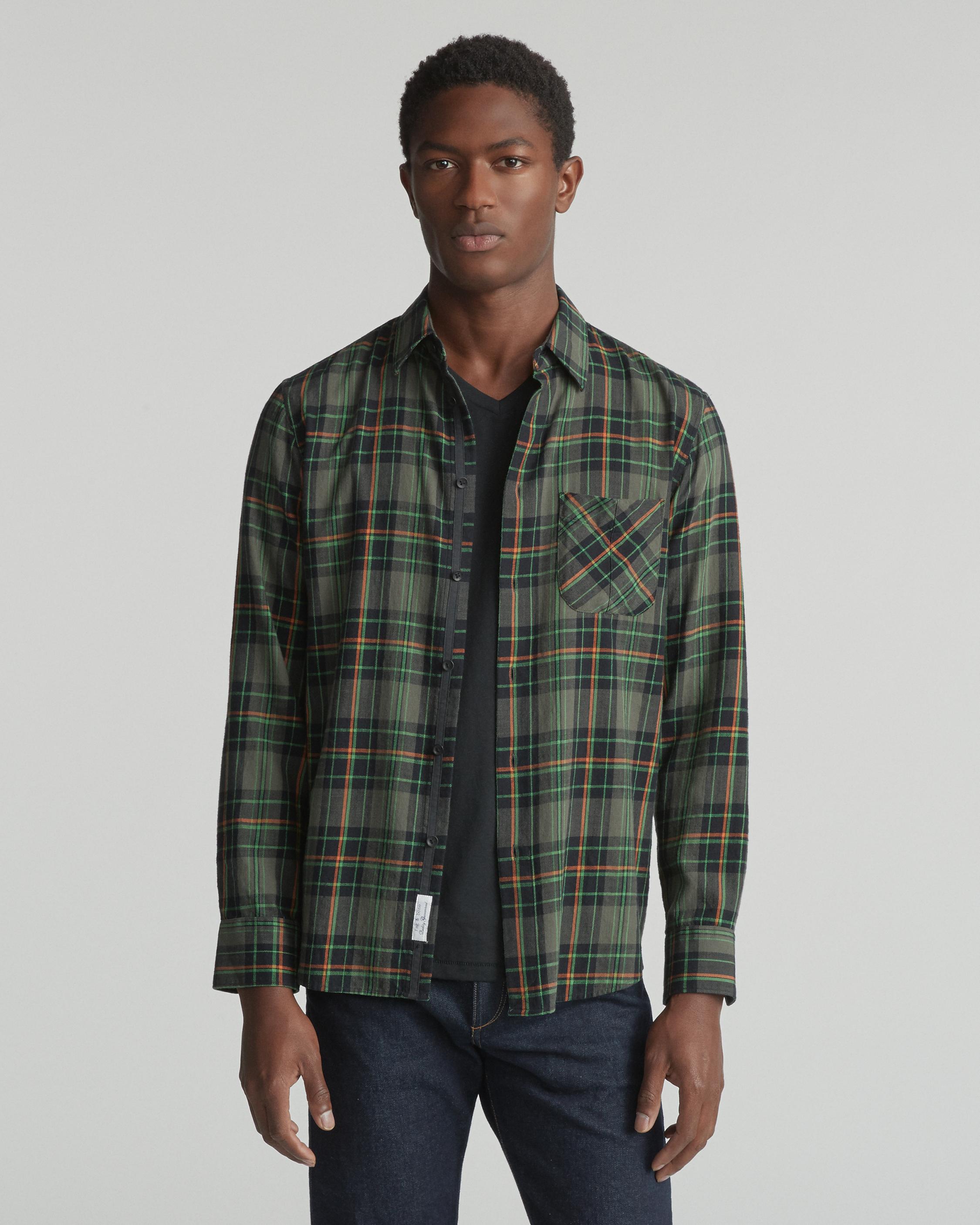 rag and bone plaid shirt