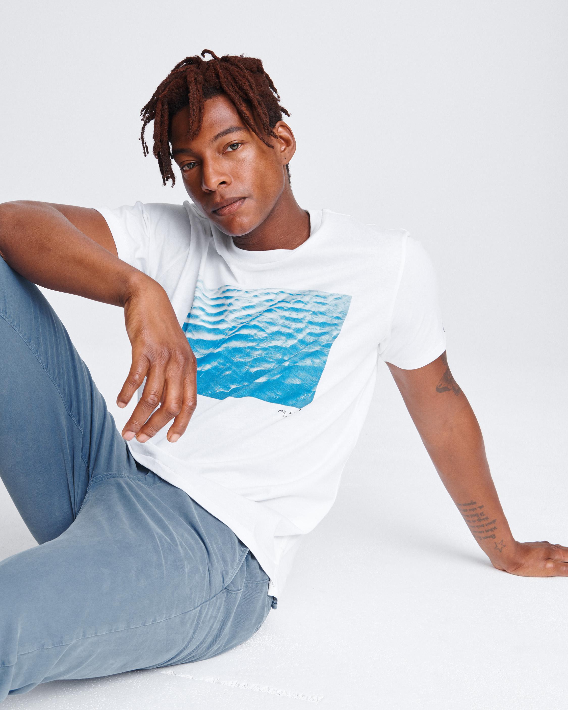 Water ShortSleeve Graphic TShirt for Men rag & bone