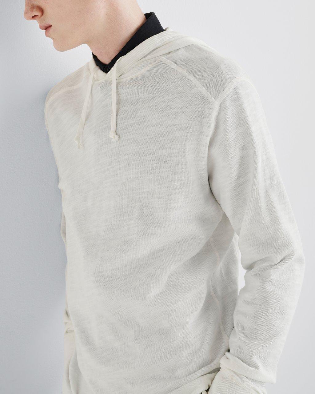 Flame Carded Cotton Hoodie