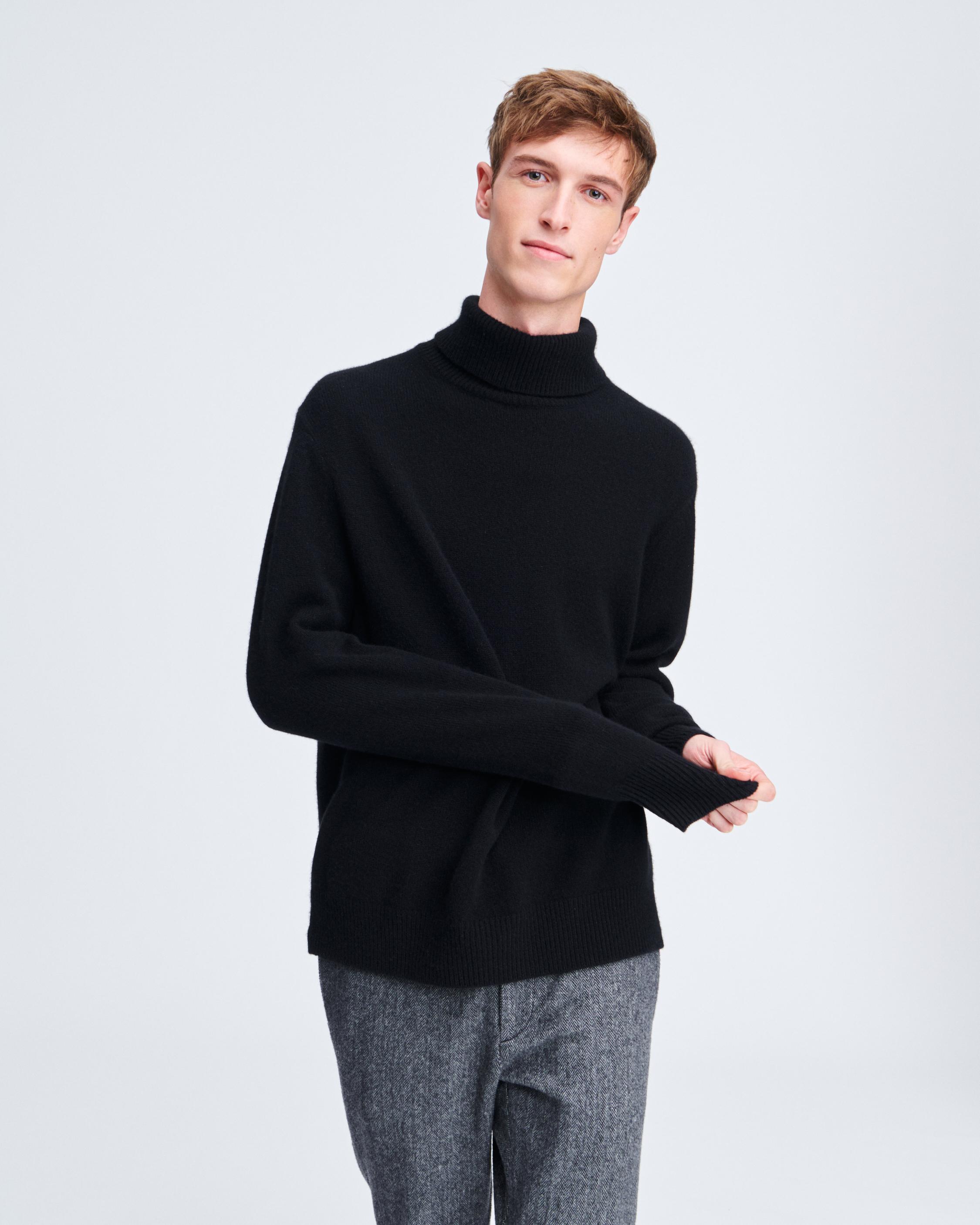 mens cashmere turtleneck sweaters on sale