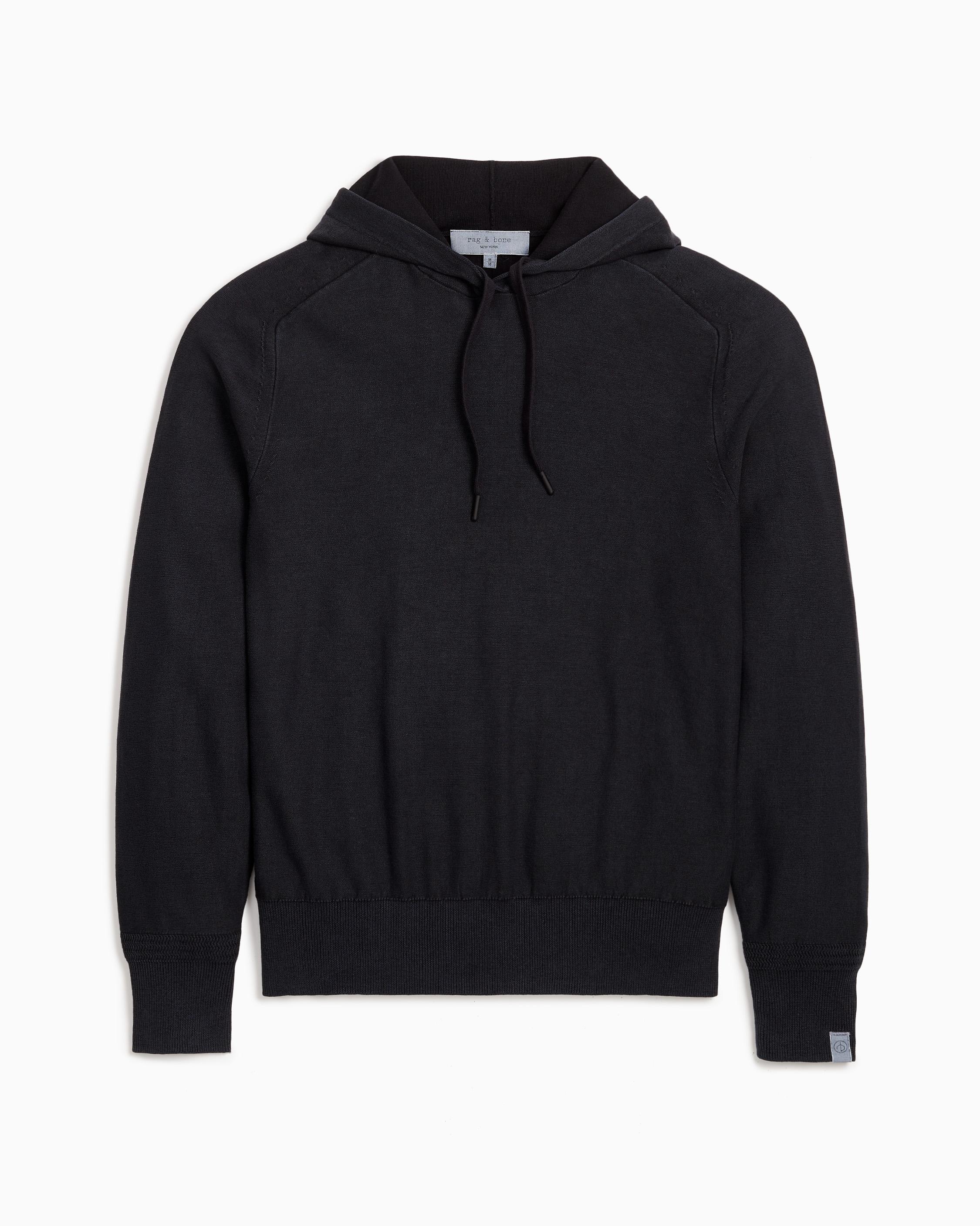 rag and bone black hoodie