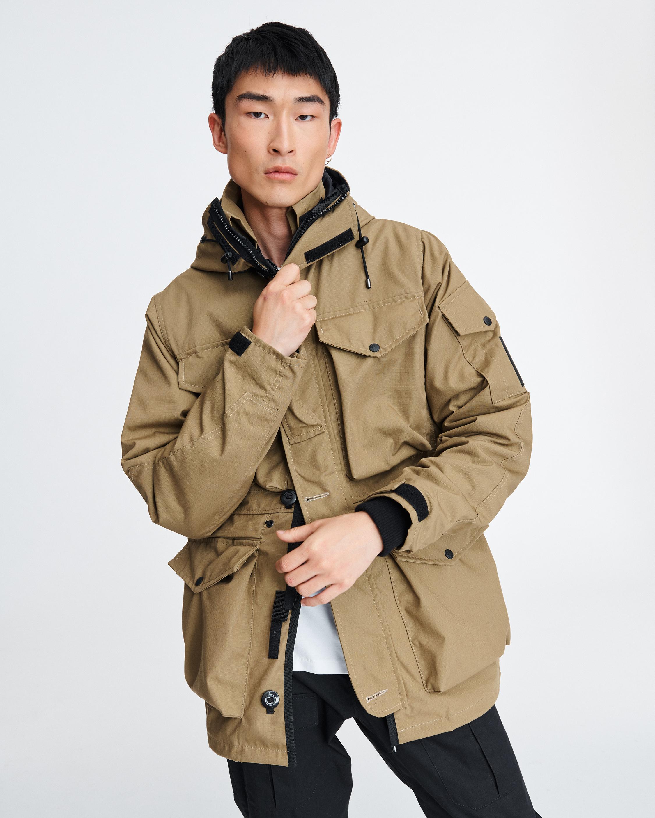ArkAir Combat Smock Jacket in Coyote rag & bone